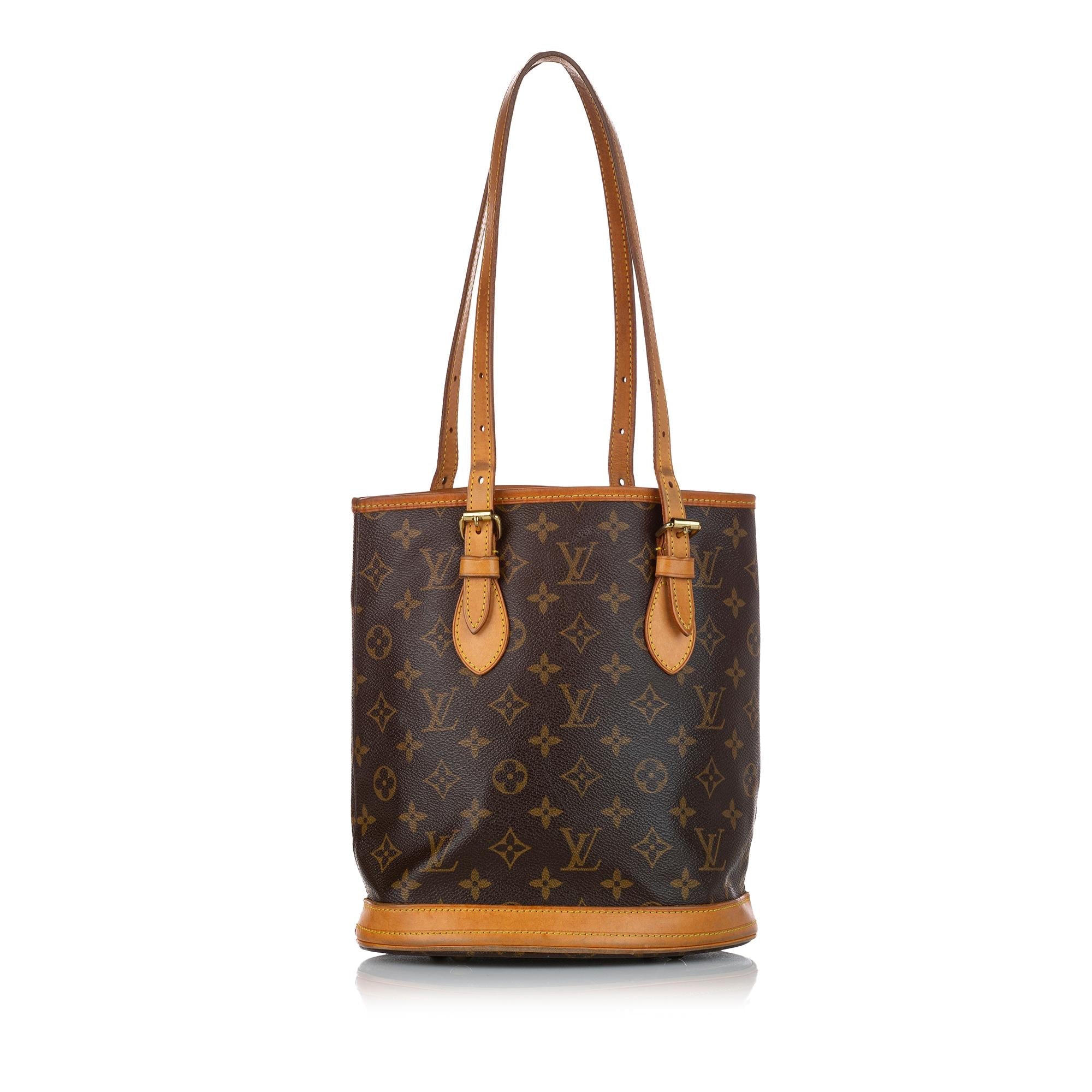 Louis Vuitton Monogram Petit Bucket (SHG-dkdR4h)