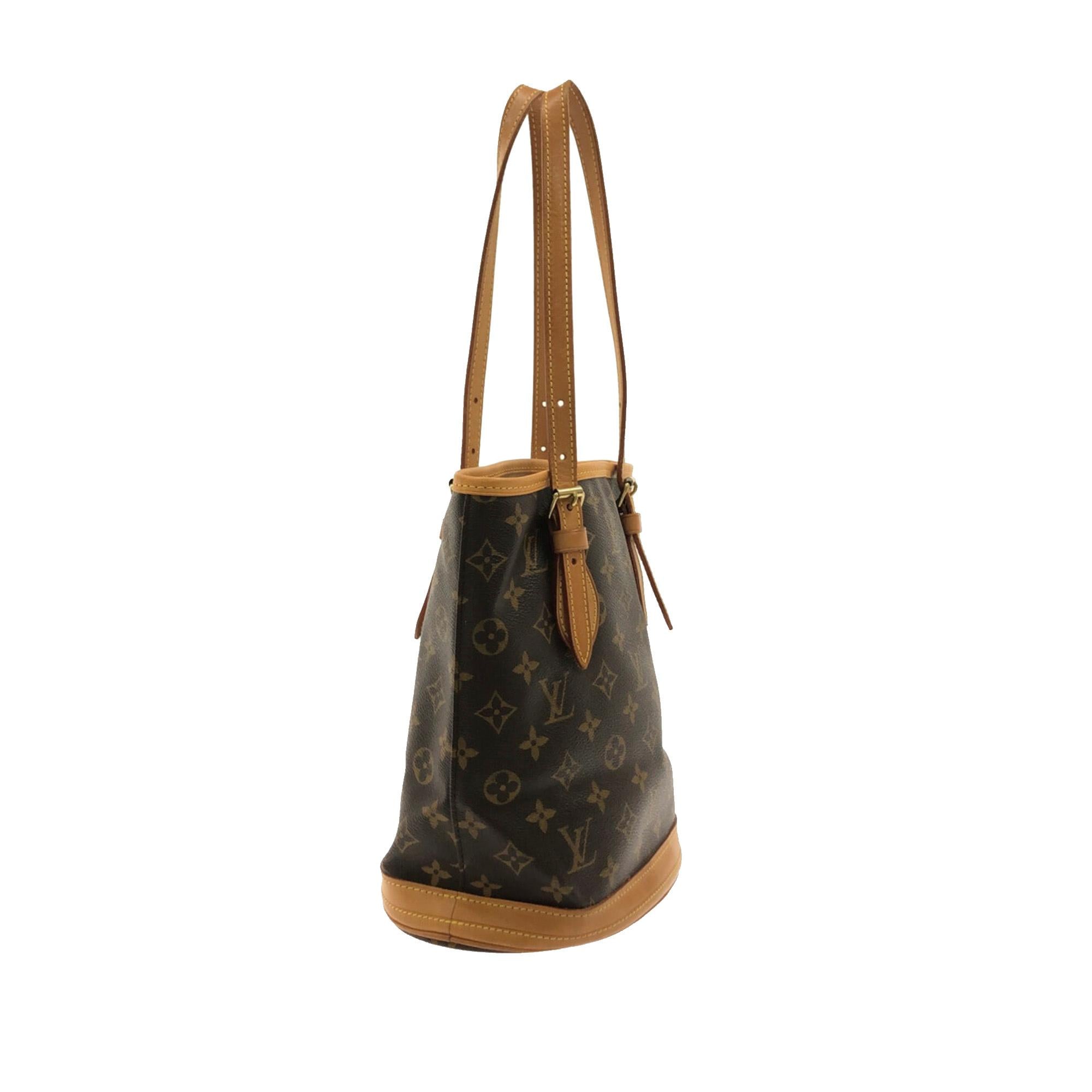Louis Vuitton Monogram Petit Bucket (SHG-8UOglS)
