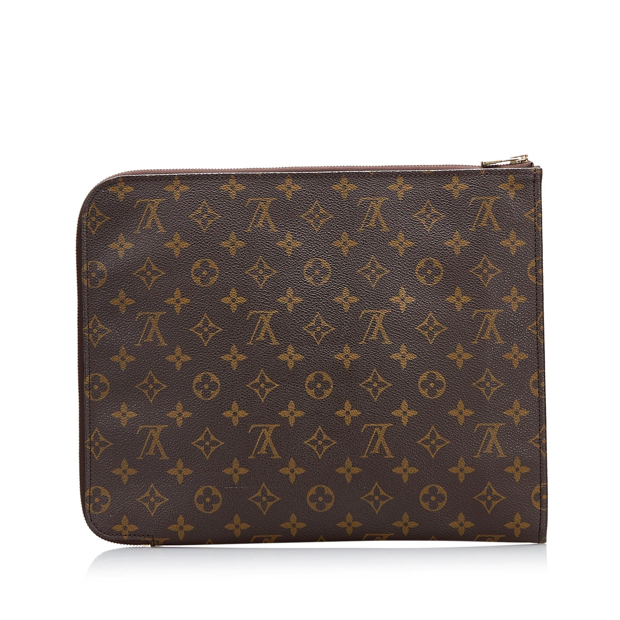 Louis Vuitton Monogram Poche-Documents Portfolio 30 (SHG-3Lxznw)