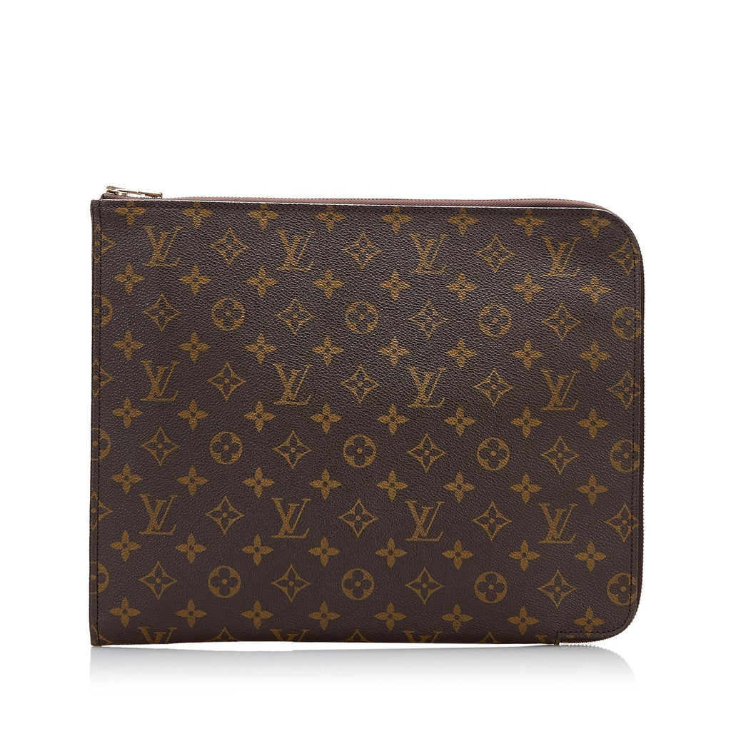 Louis Vuitton Monogram Poche-Documents Portfolio 30 (SHG-3Lxznw)