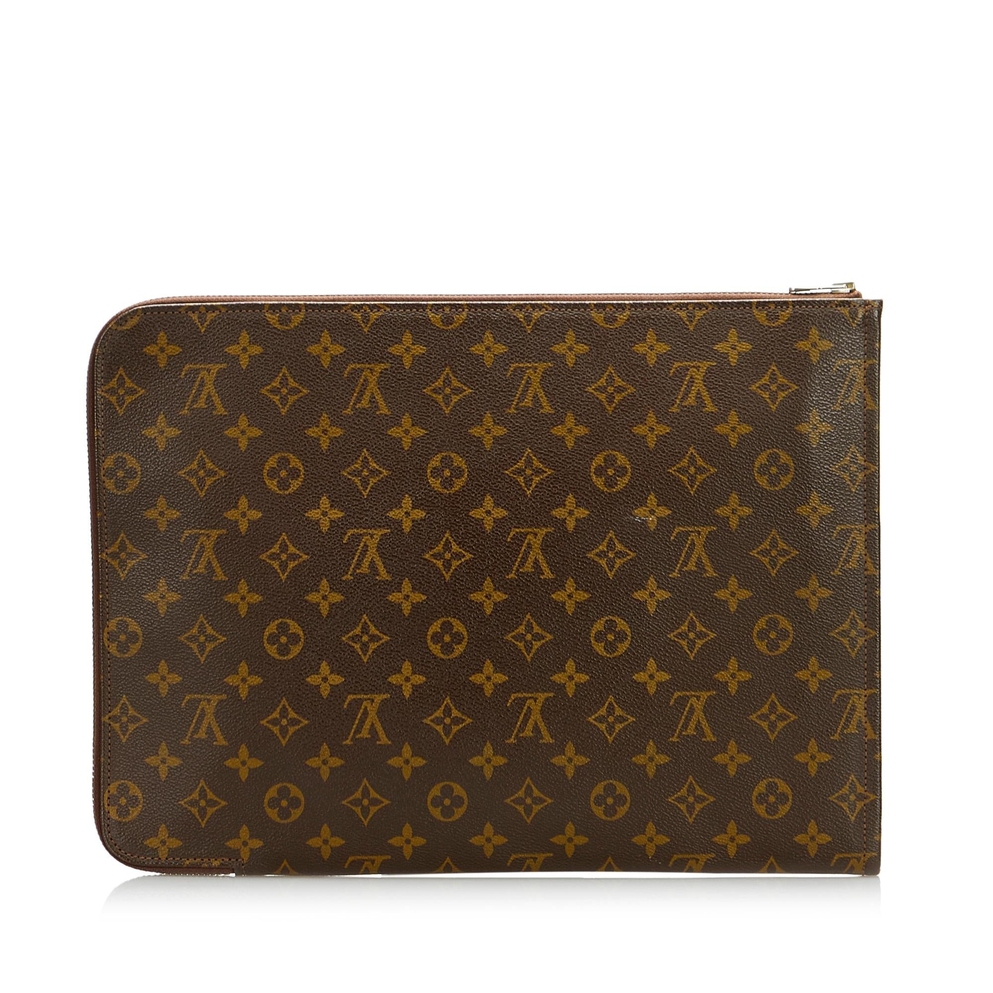 Louis Vuitton Monogram Poche Documents Portfolio (SHG-75tMK5)