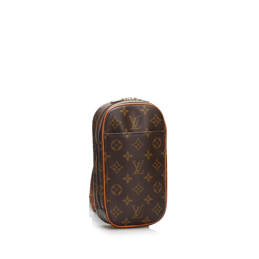 Louis Vuitton Monogram Pochette Gange (SHG-p0K5hB)