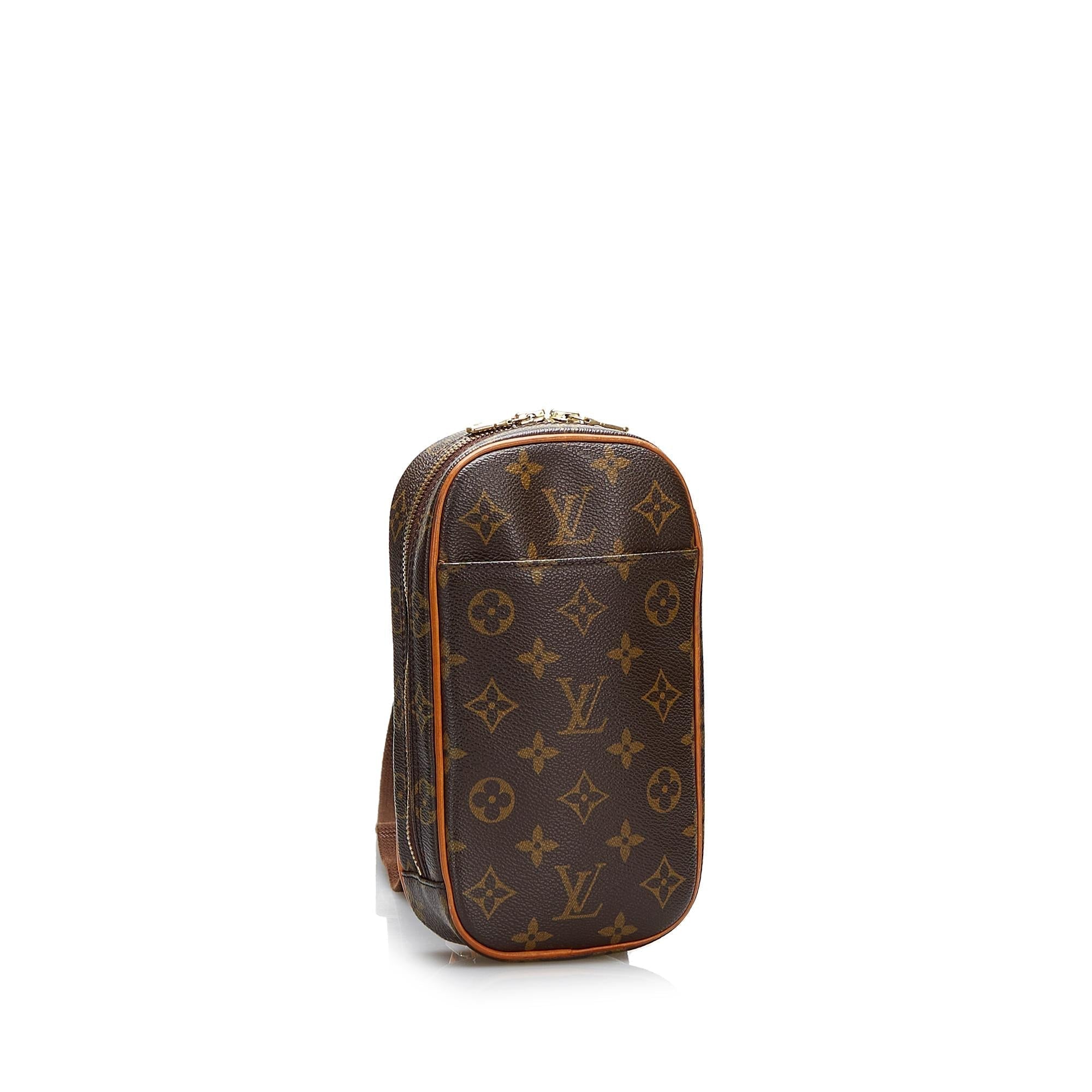 Louis Vuitton Monogram Pochette Gange (SHG-p0K5hB)