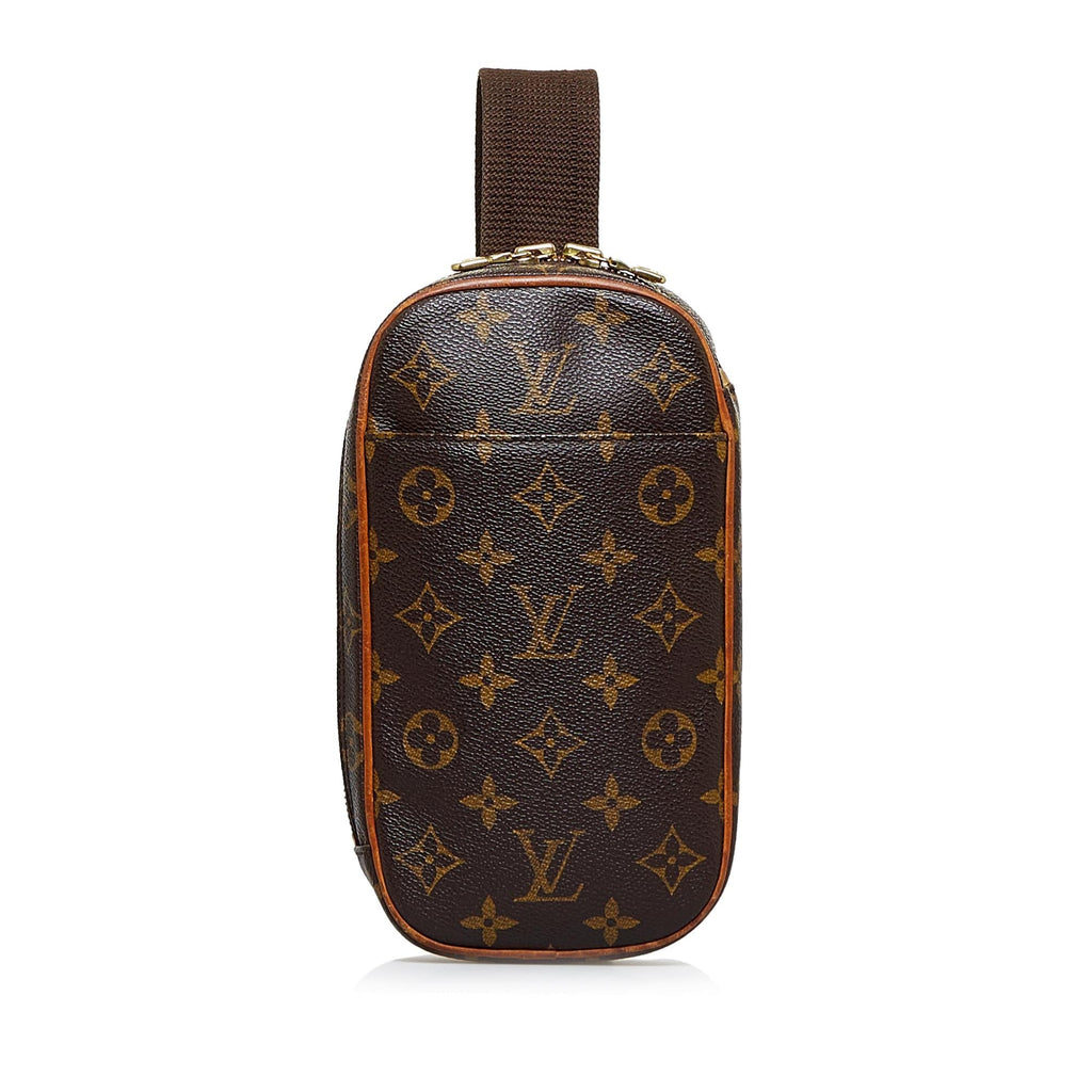 Louis Vuitton Monogram Pochette Gange (SHG-sWk38R)