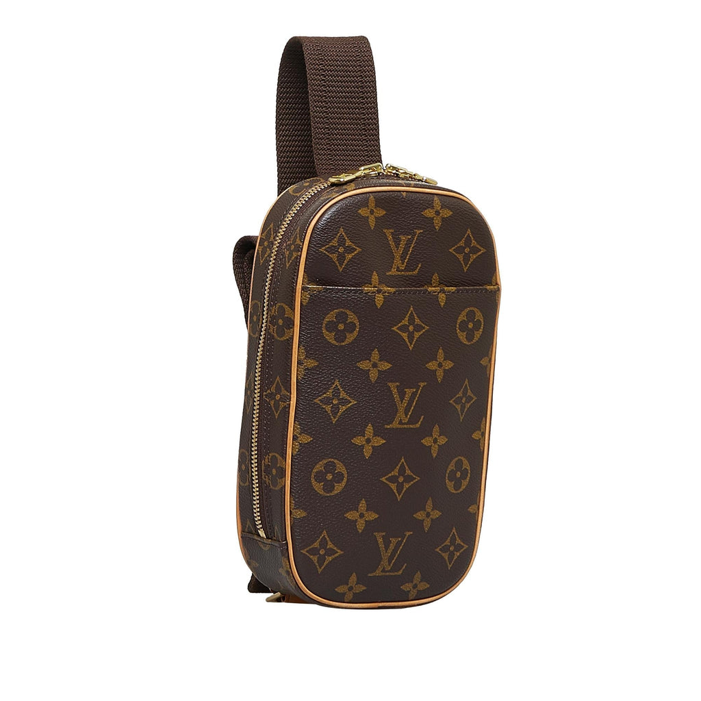 Louis Vuitton Monogram Pochette Gange (SHG-l2cetC)