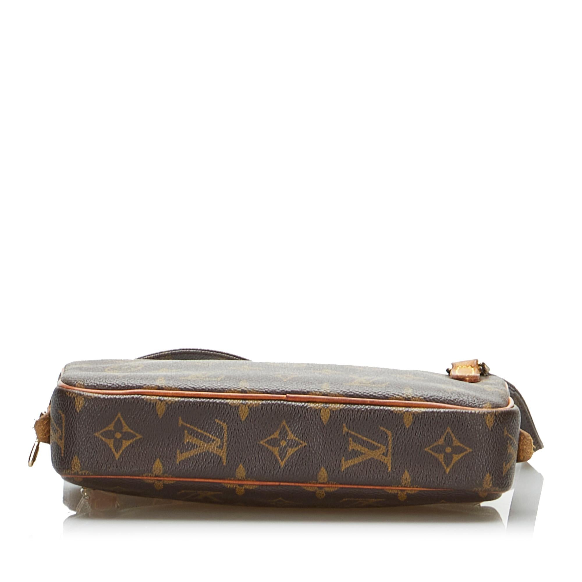 Louis Vuitton Monogram Pochette Marly Bandouliere (SHG-cs8aH8)