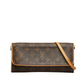 Louis Vuitton Monogram Pochette Twin GM (SHG-p2aaUx)