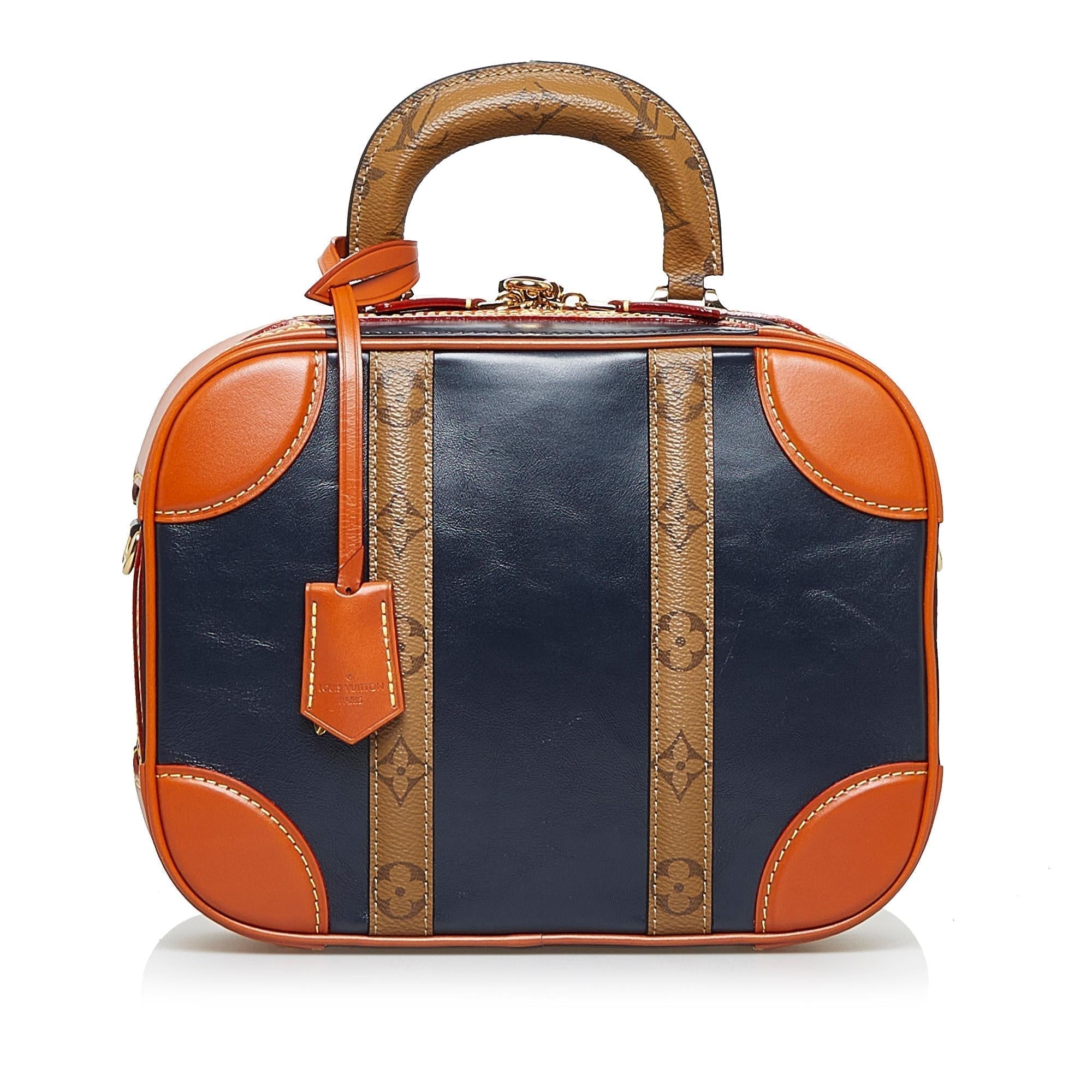 Louis Vuitton Monogram Reverse Valisette PM (SHG-br68GF)