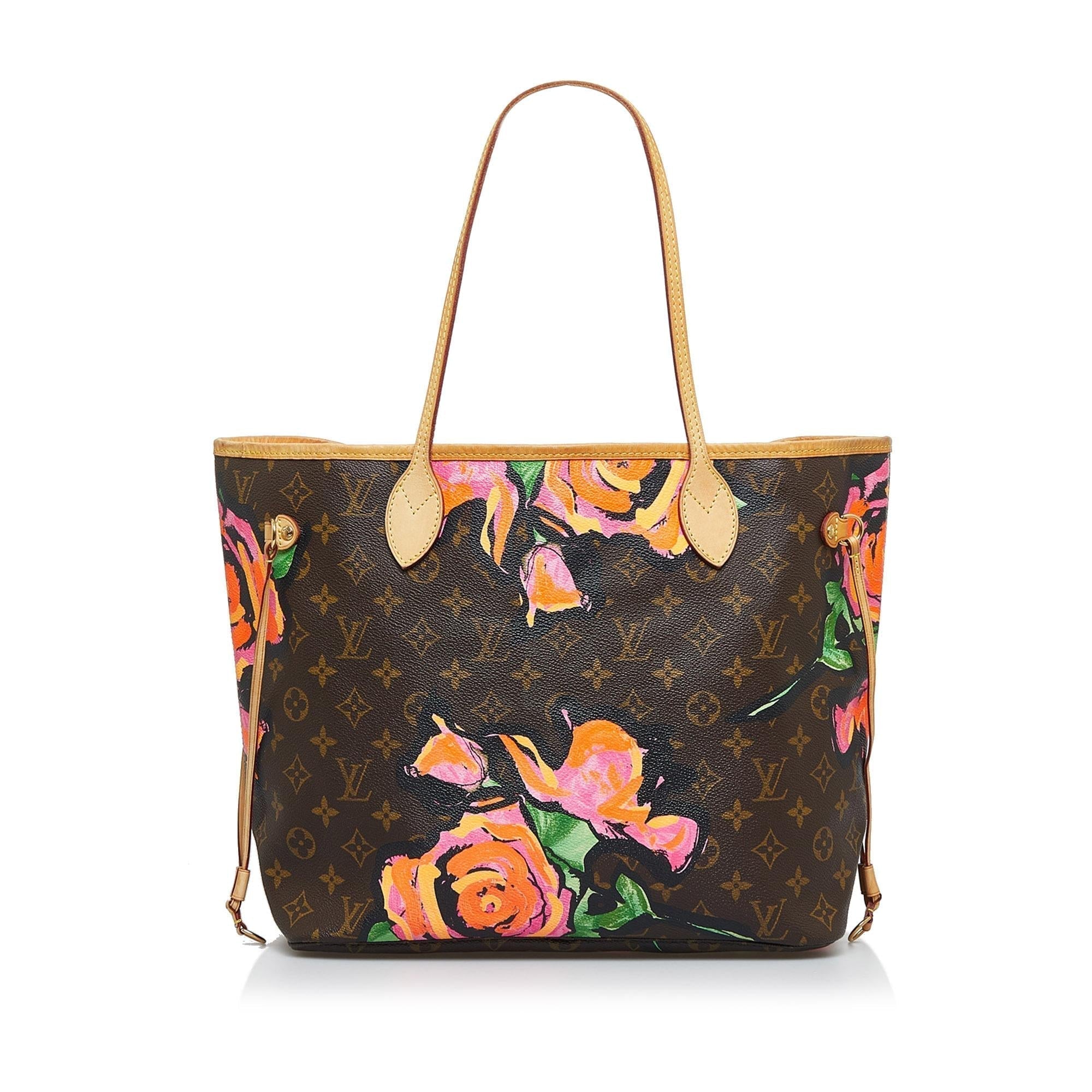 Louis Vuitton Monogram Roses Neverfull MM (SHG-v6L1z7)