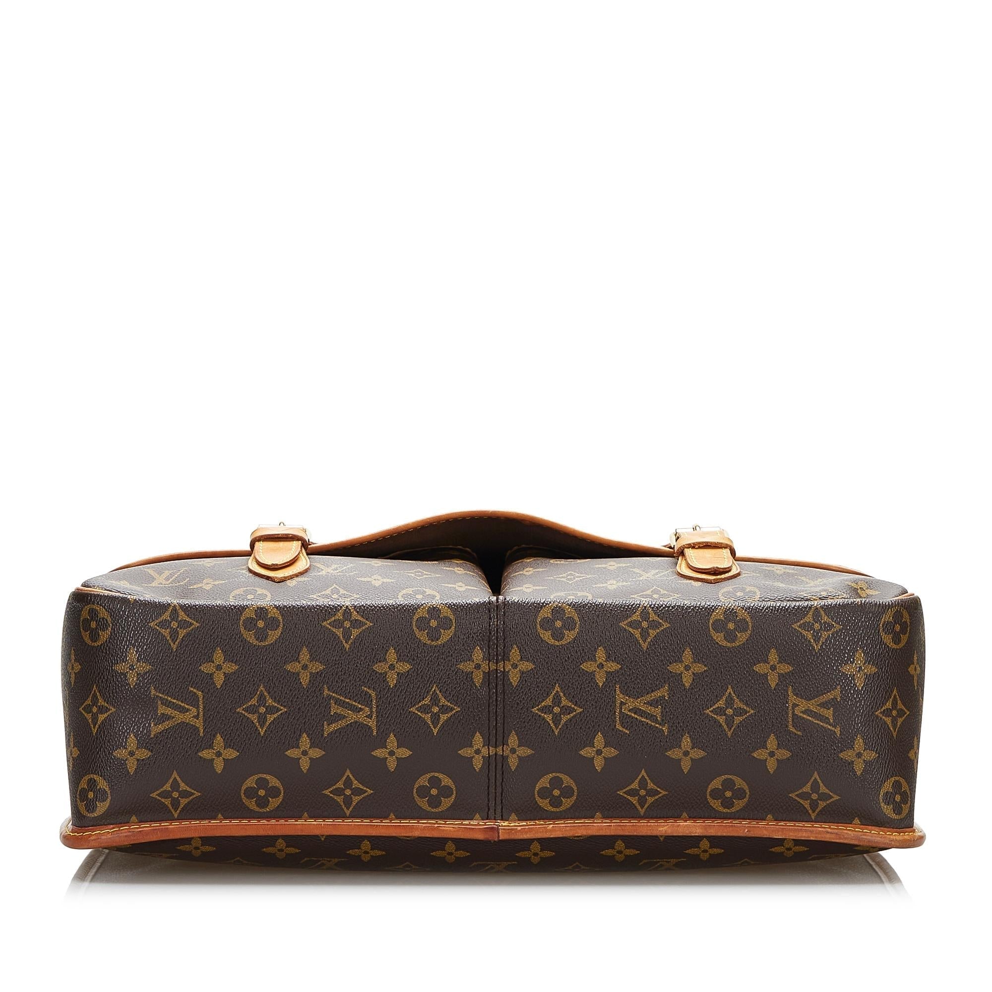 Louis Vuitton Monogram Sac Gibeciere GM (SHG-X8pgl5)