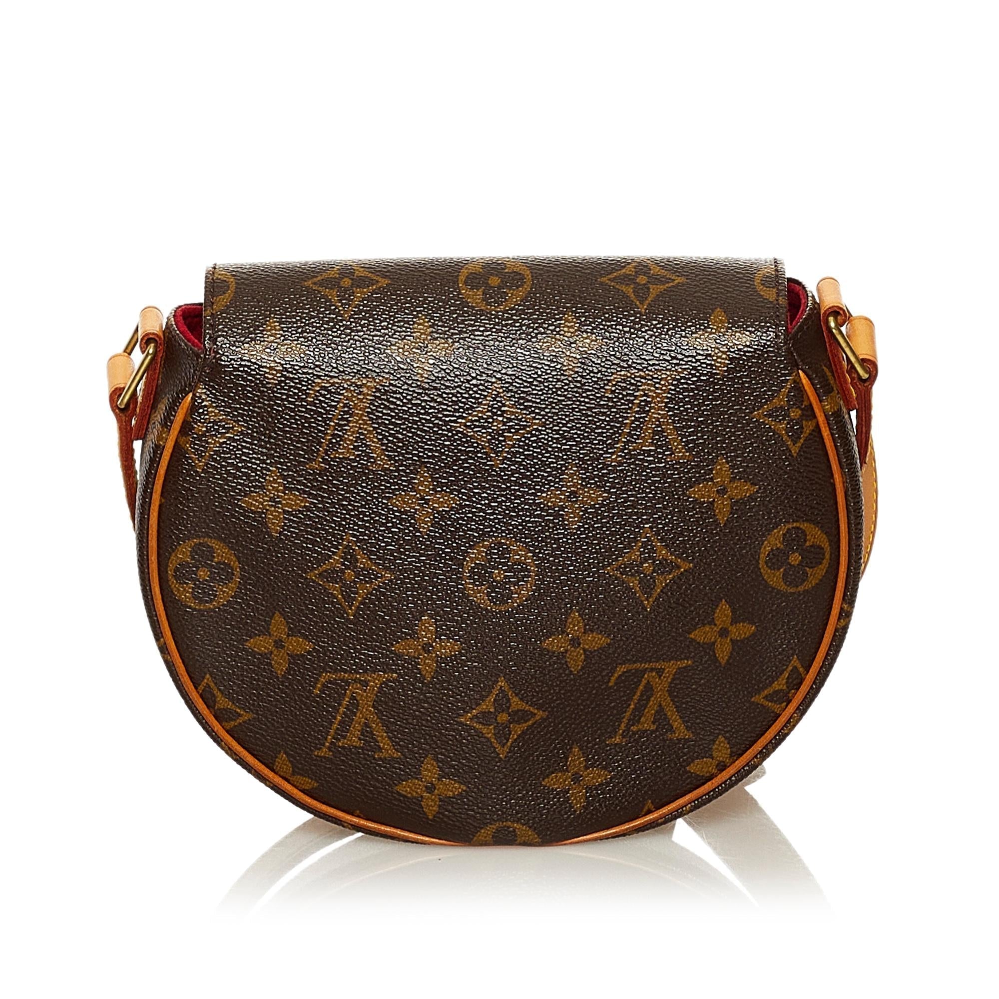 Louis Vuitton Monogram Sac Tambourine (SHG-36739)