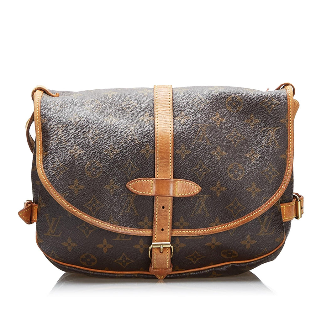 Louis Vuitton Monogram Saumur 25 (SHG-hLwjCx)