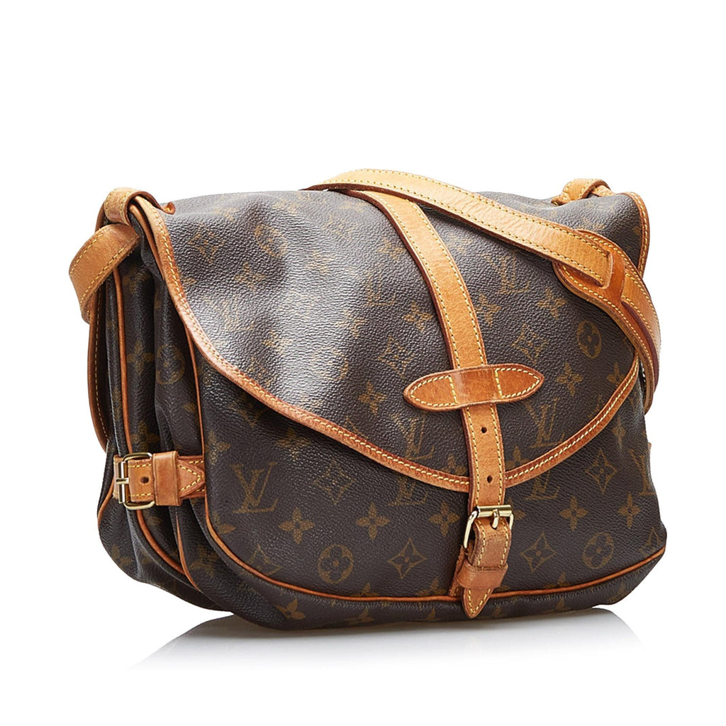 Louis Vuitton Monogram Saumur 25 (SHG-hLwjCx)