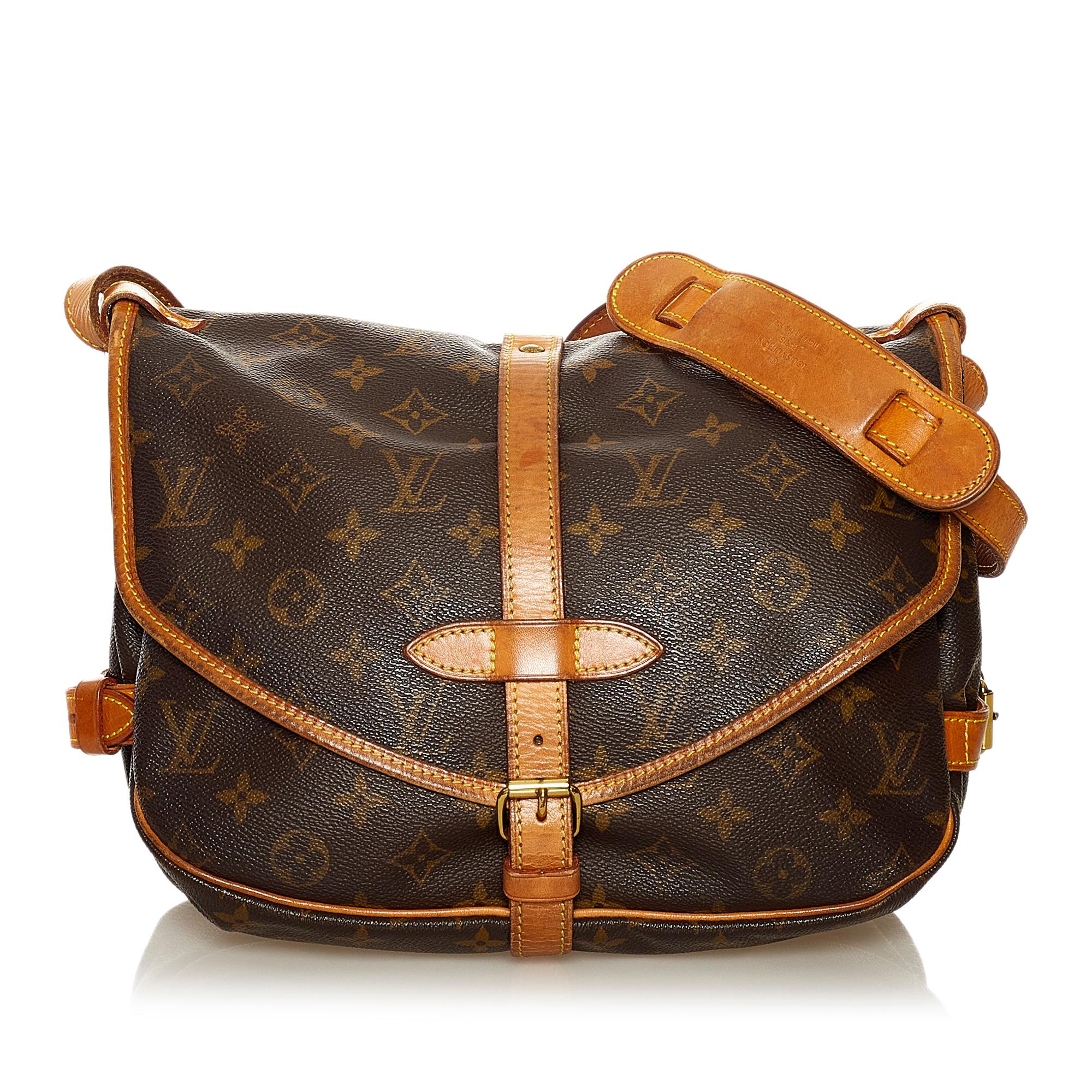Louis Vuitton Monogram Saumur 30 (SHG-34272)
