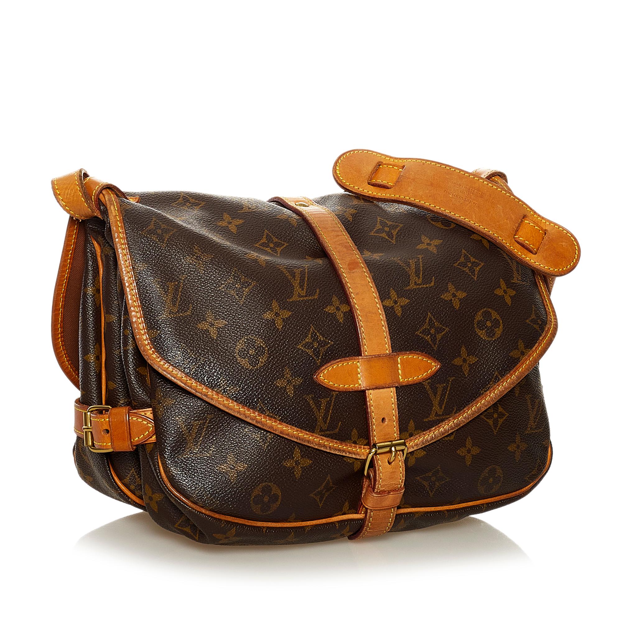 Louis Vuitton Monogram Saumur 30 (SHG-34272)