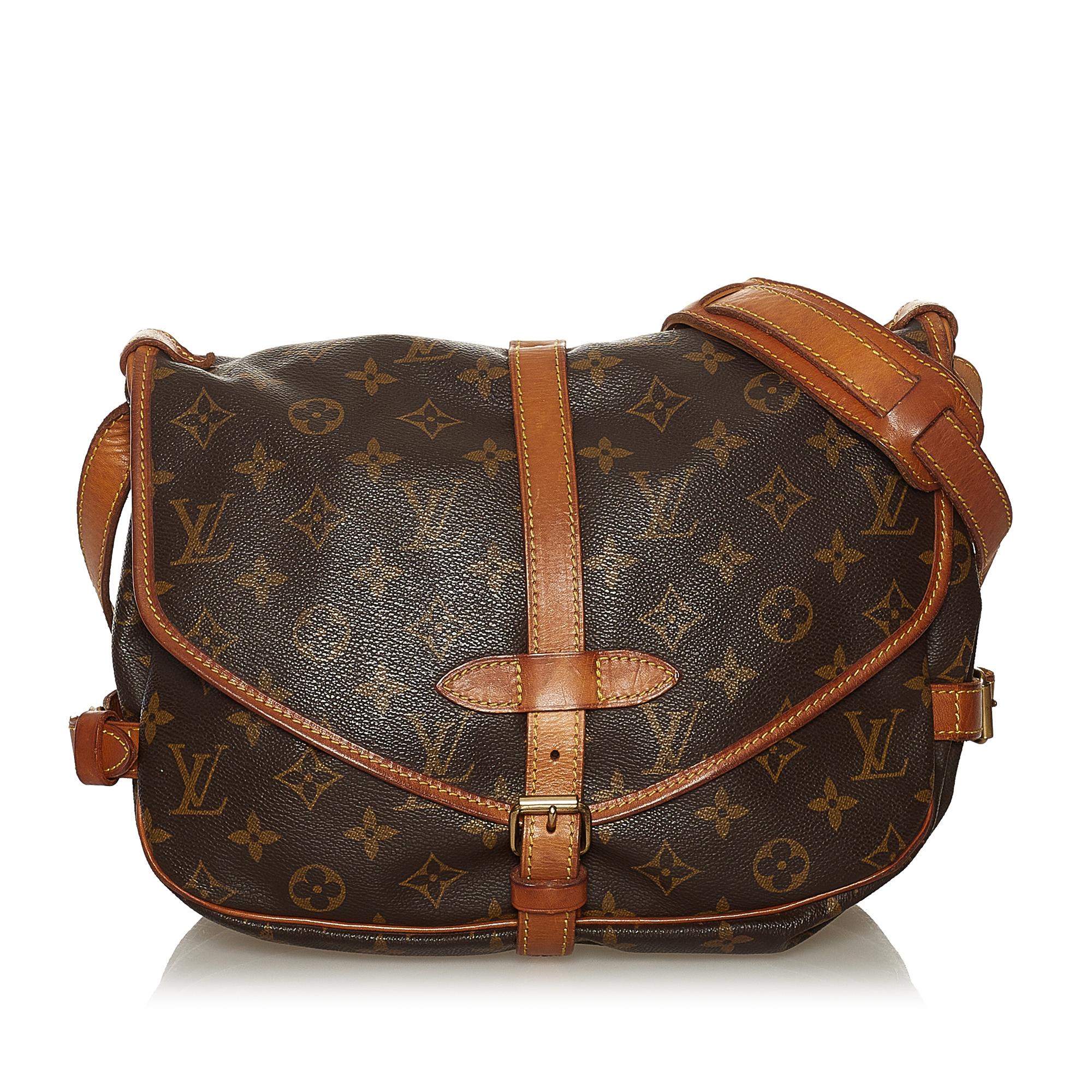 Louis Vuitton Monogram Saumur 30 (SHG-34428)