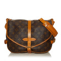 Louis Vuitton Monogram Saumur 30 (SHG-34457)