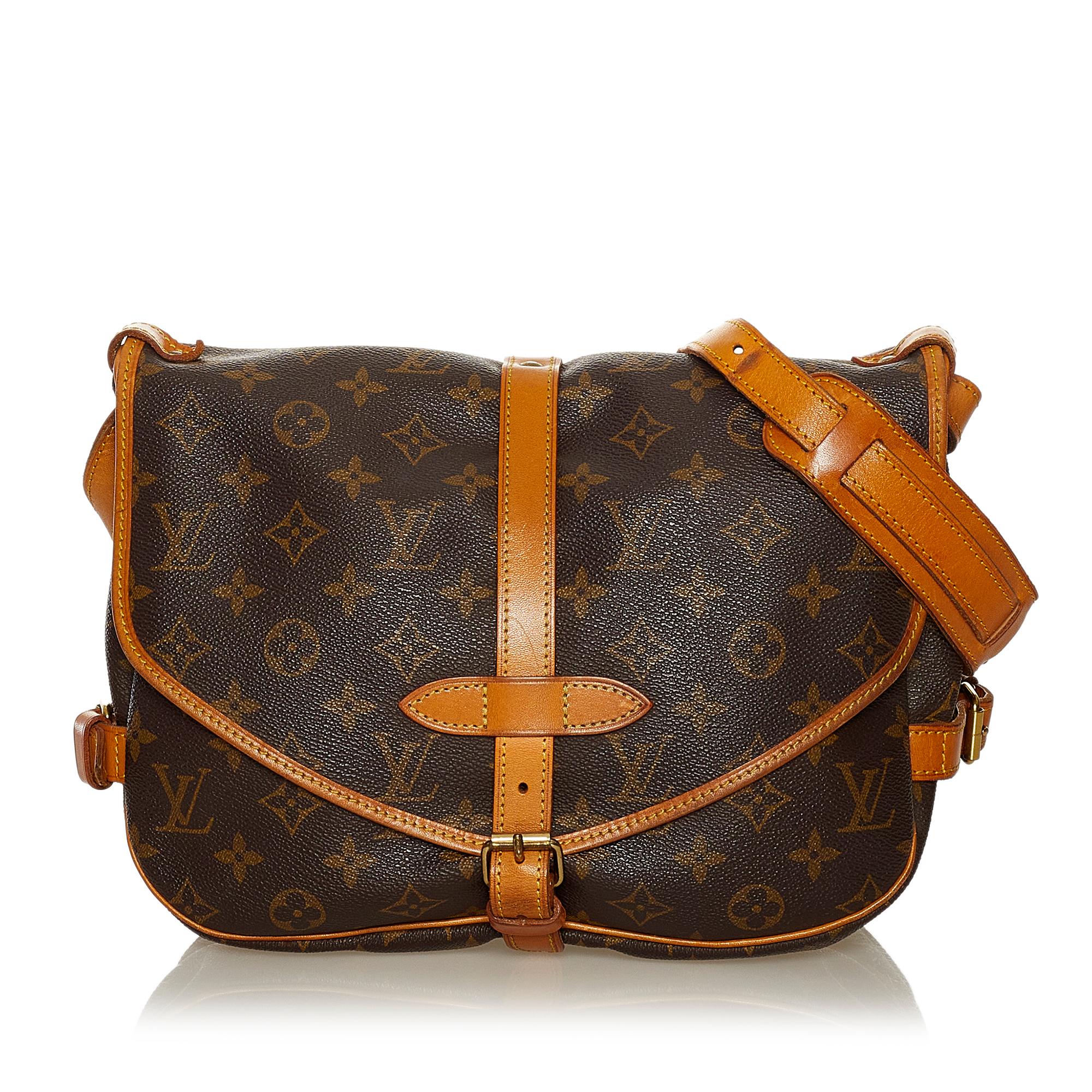 Louis Vuitton Monogram Saumur 30 (SHG-34457)