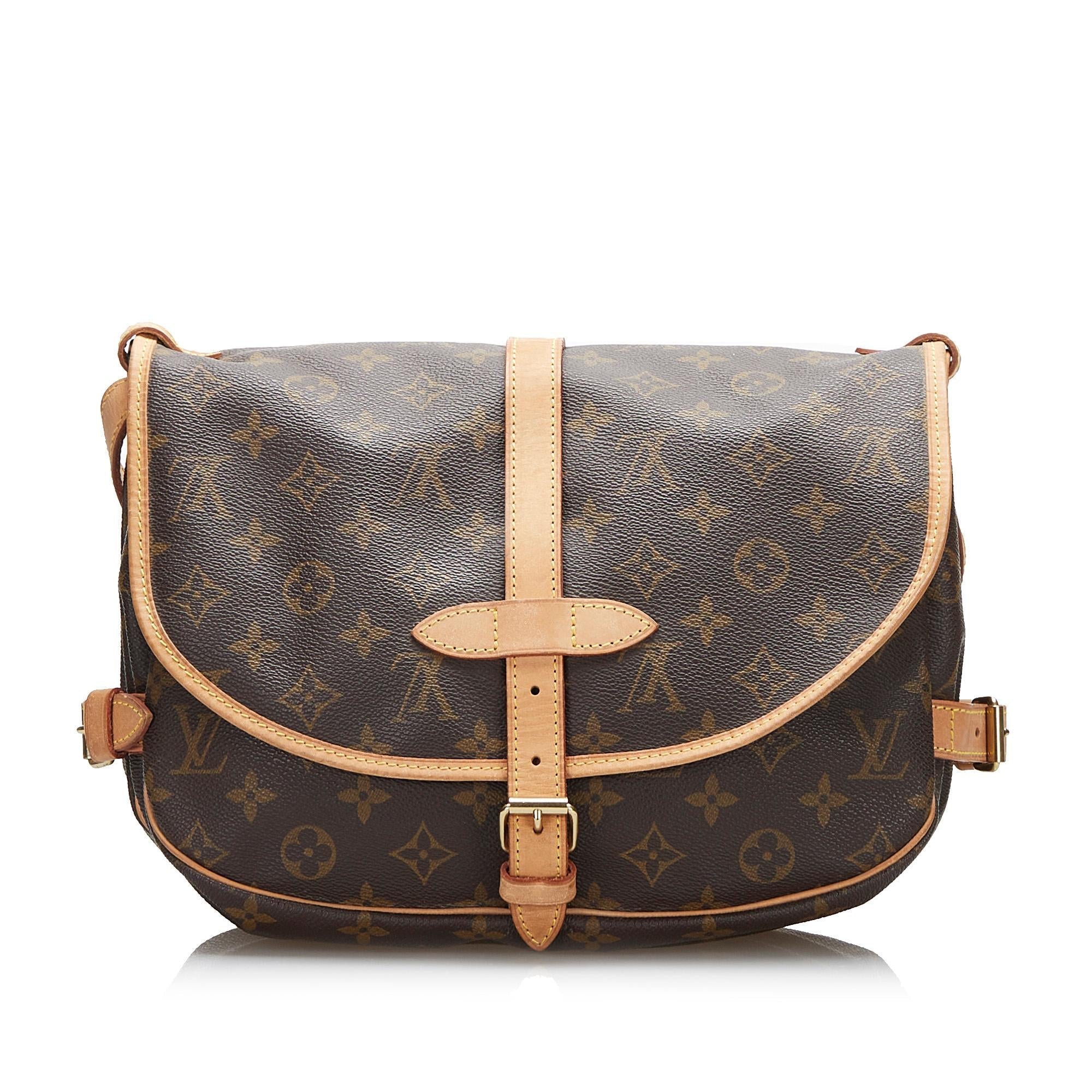 Louis Vuitton Monogram Saumur 30 (SHG-MDYoCb)