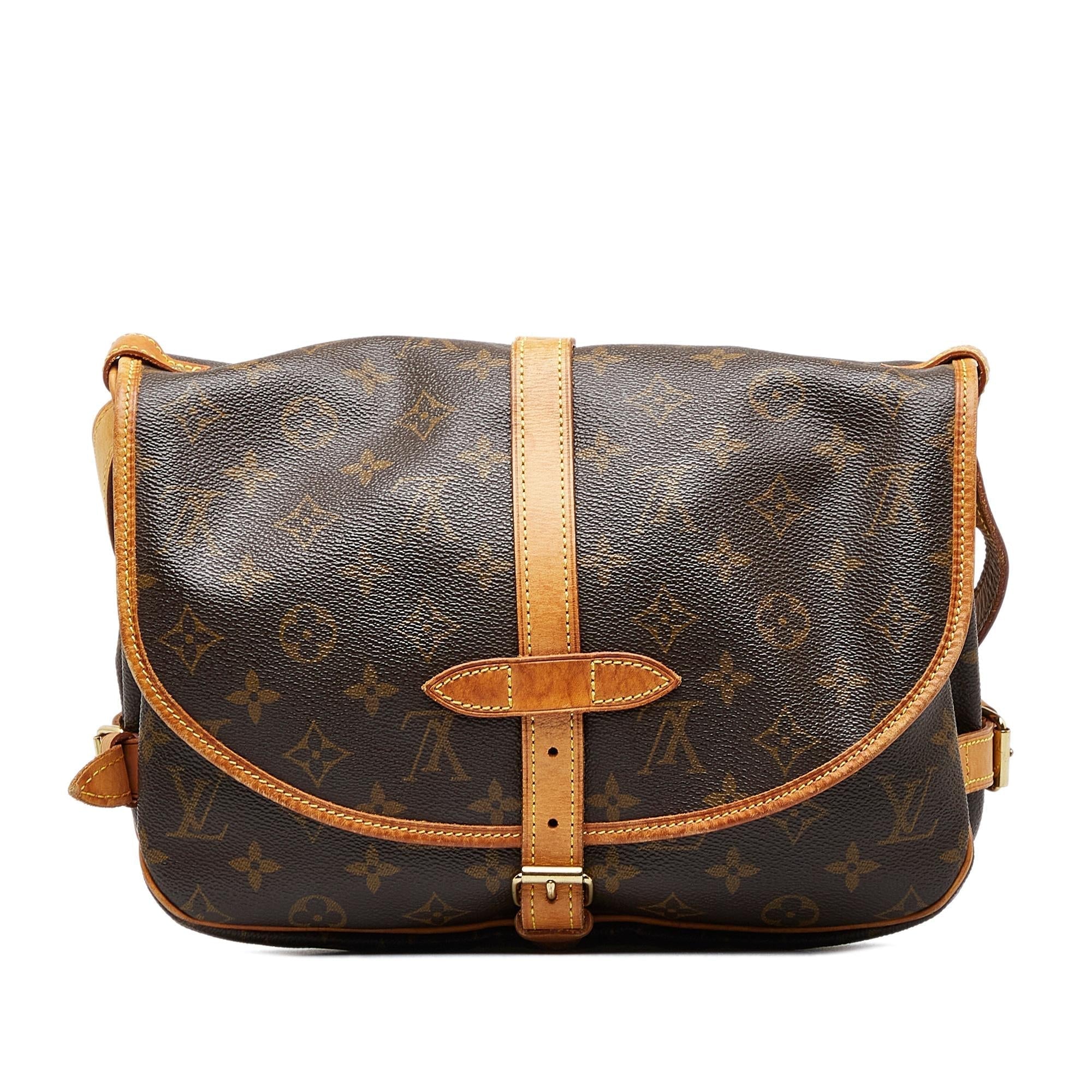Louis Vuitton Monogram Saumur 30 (SHG-zhoc2P)