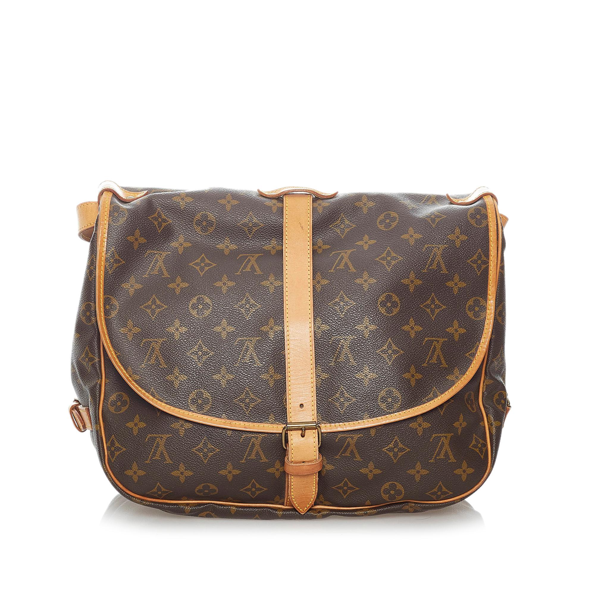 Louis Vuitton Monogram Saumur 35 (SHG-31101)