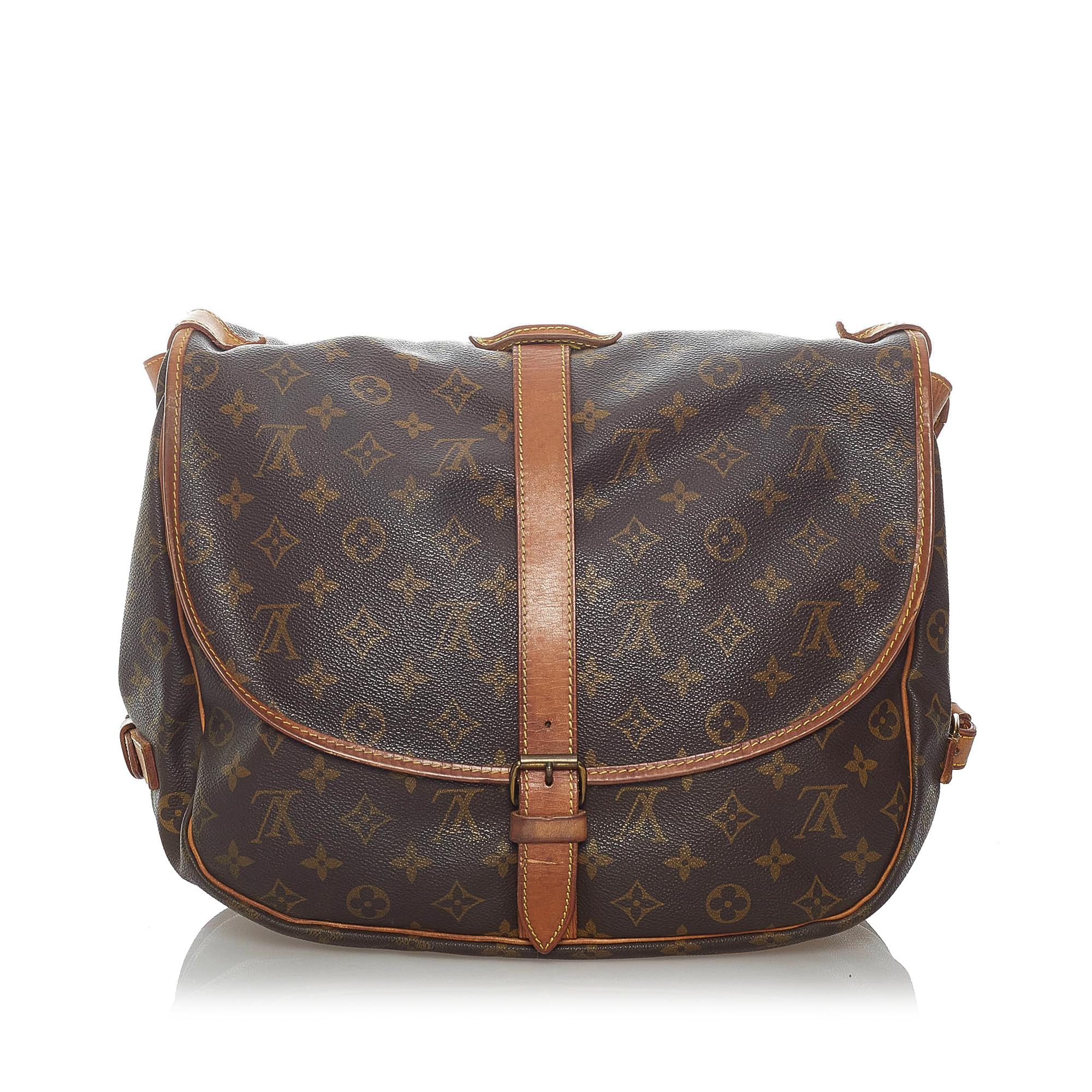 Louis Vuitton Monogram Saumur 35 (SHG-31895)