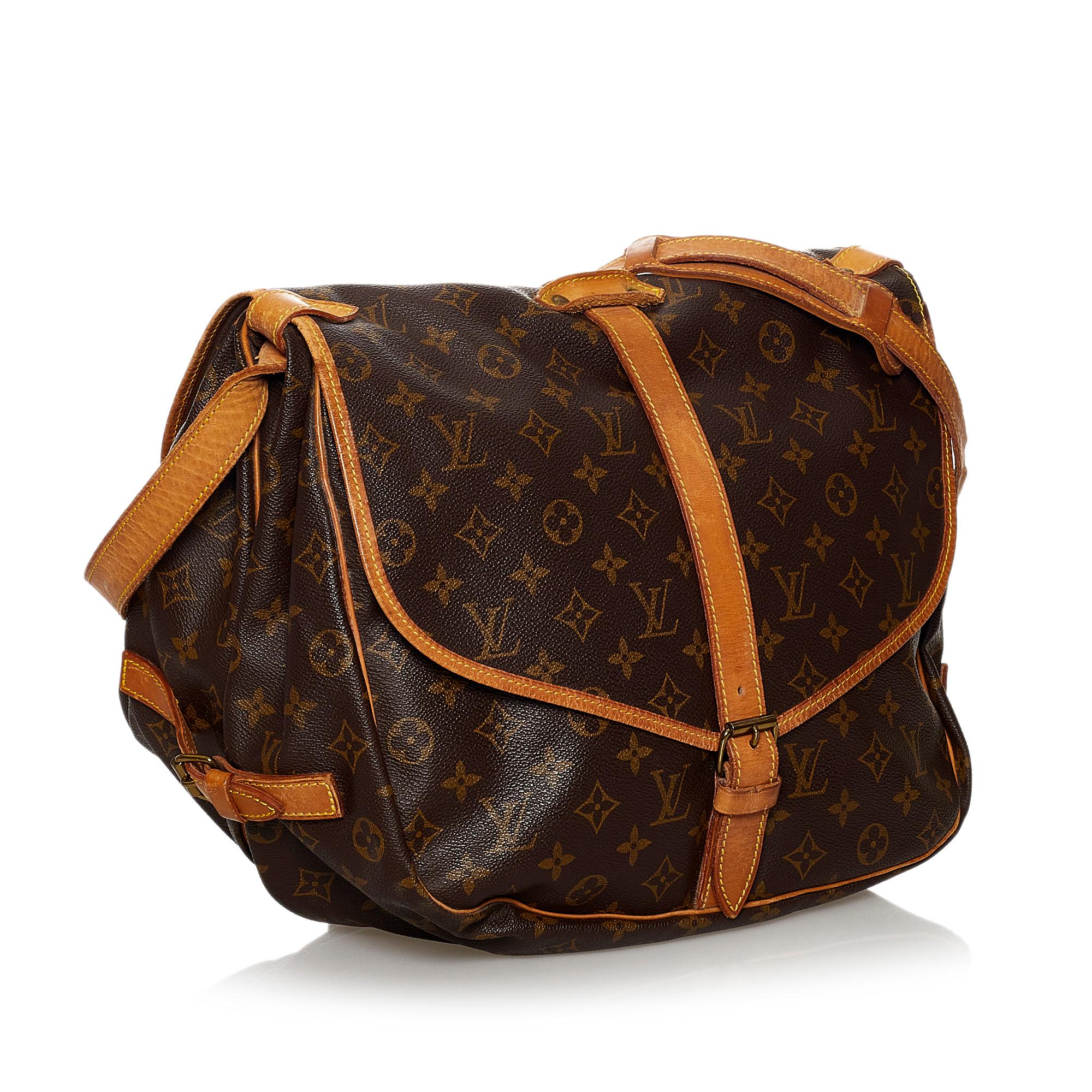 Louis Vuitton Monogram Saumur 35 (SHG-32904)