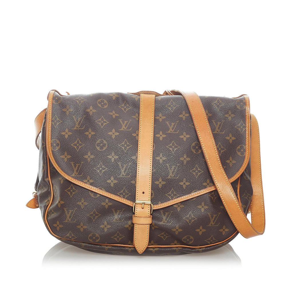 Louis Vuitton Monogram Saumur 35 (SHG-34514)