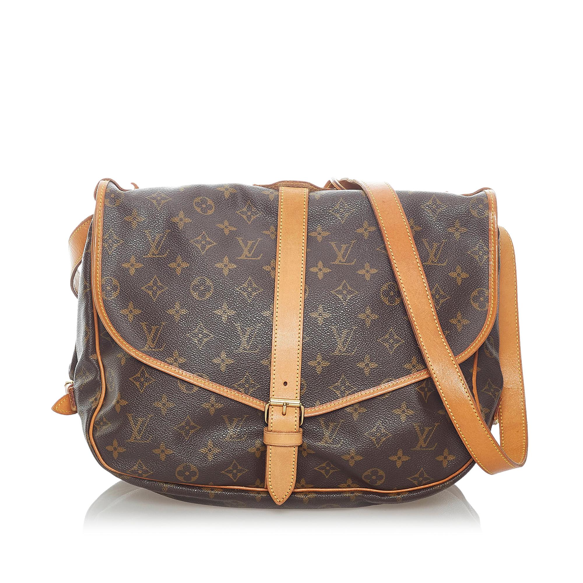 Louis Vuitton Monogram Saumur 35 (SHG-34514)