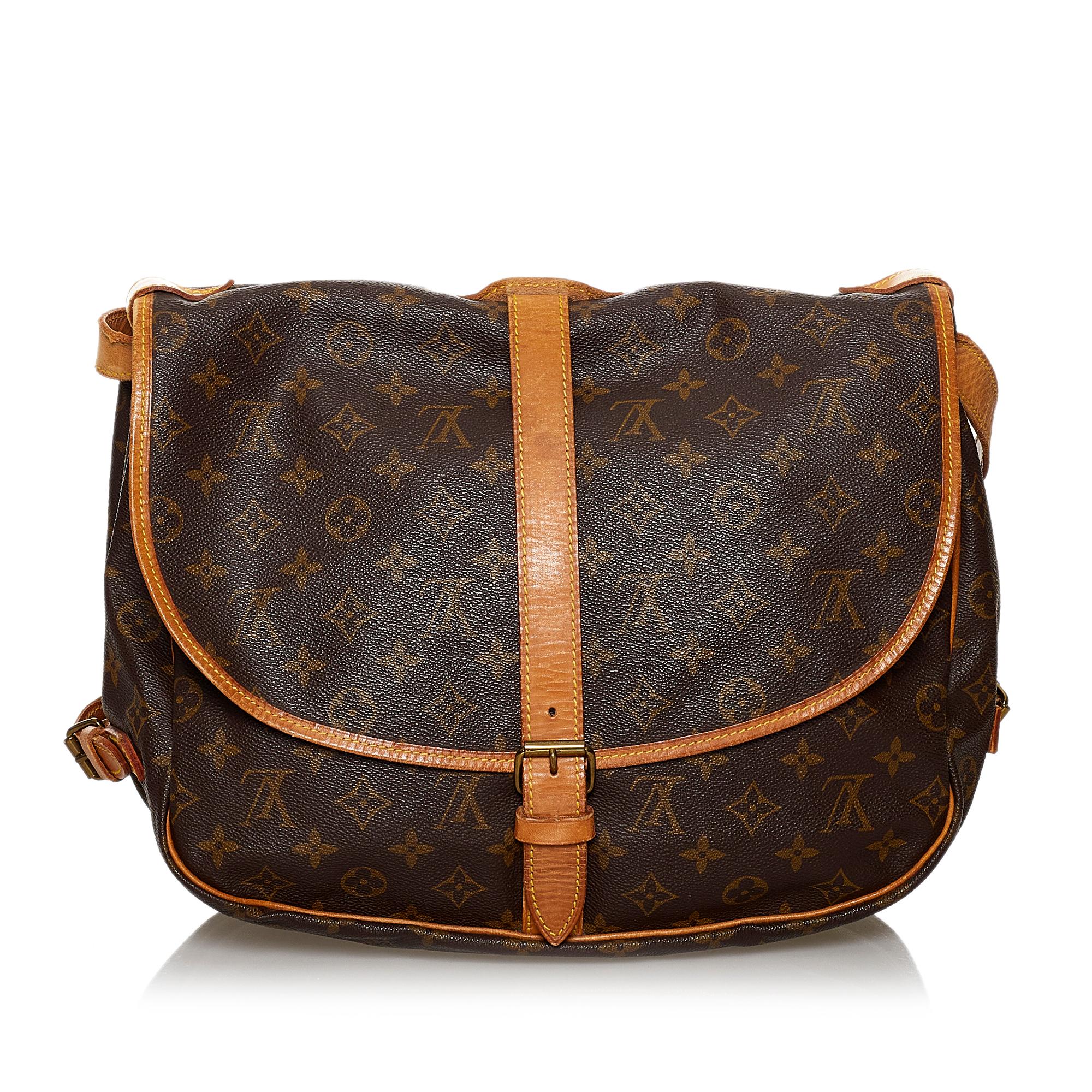 Louis Vuitton Monogram Saumur 35 (SHG-36334)