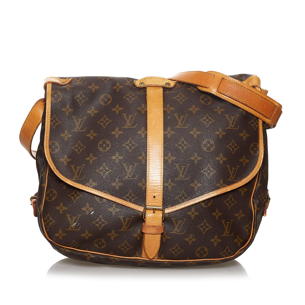 Louis Vuitton Monogram Saumur 35 (SHG-36588)