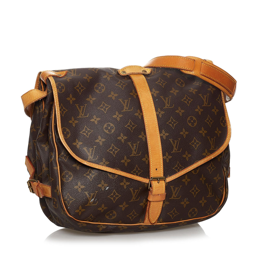 Louis Vuitton Monogram Saumur 35 (SHG-36588)