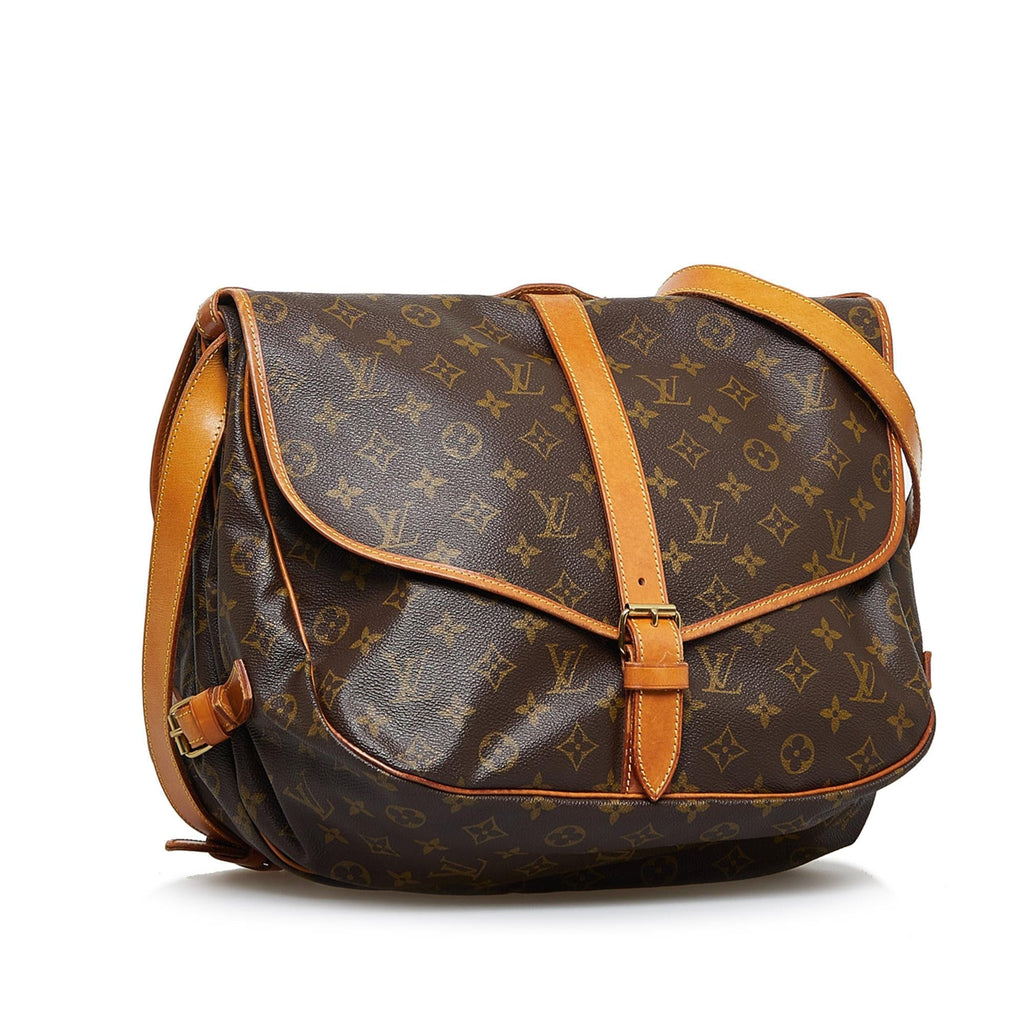 Louis Vuitton Monogram Saumur 35 (SHG-PiT1cu)