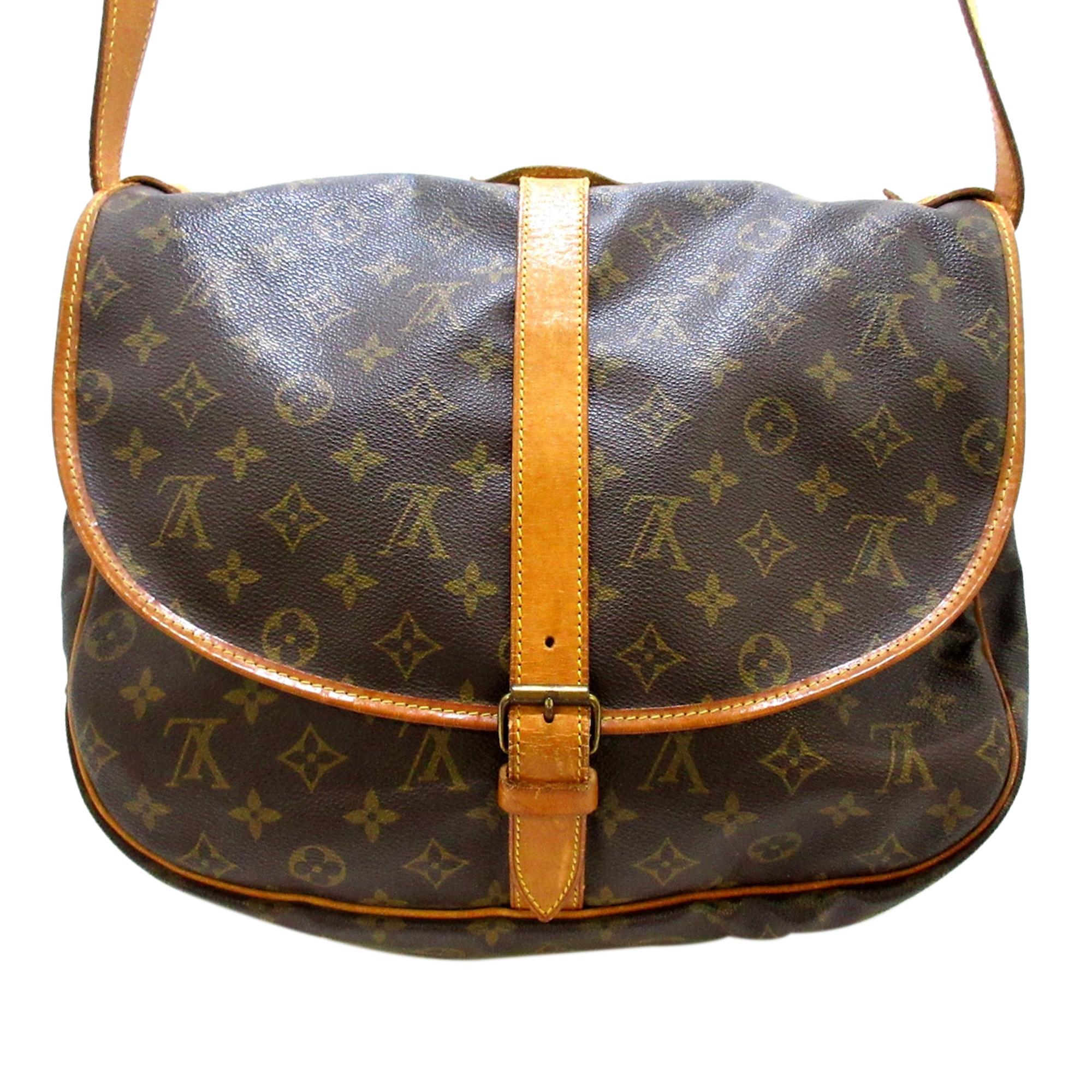 Louis Vuitton Monogram Saumur 35 (SHG-I5rIuc)