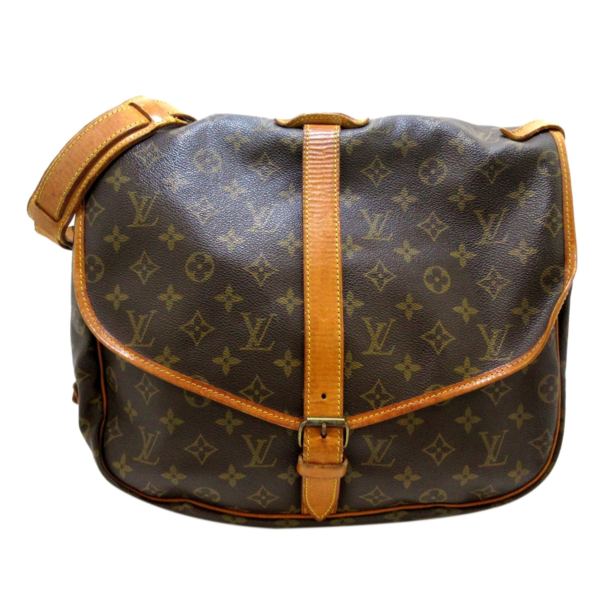 Louis Vuitton Monogram Saumur 35 (SHG-I5rIuc)
