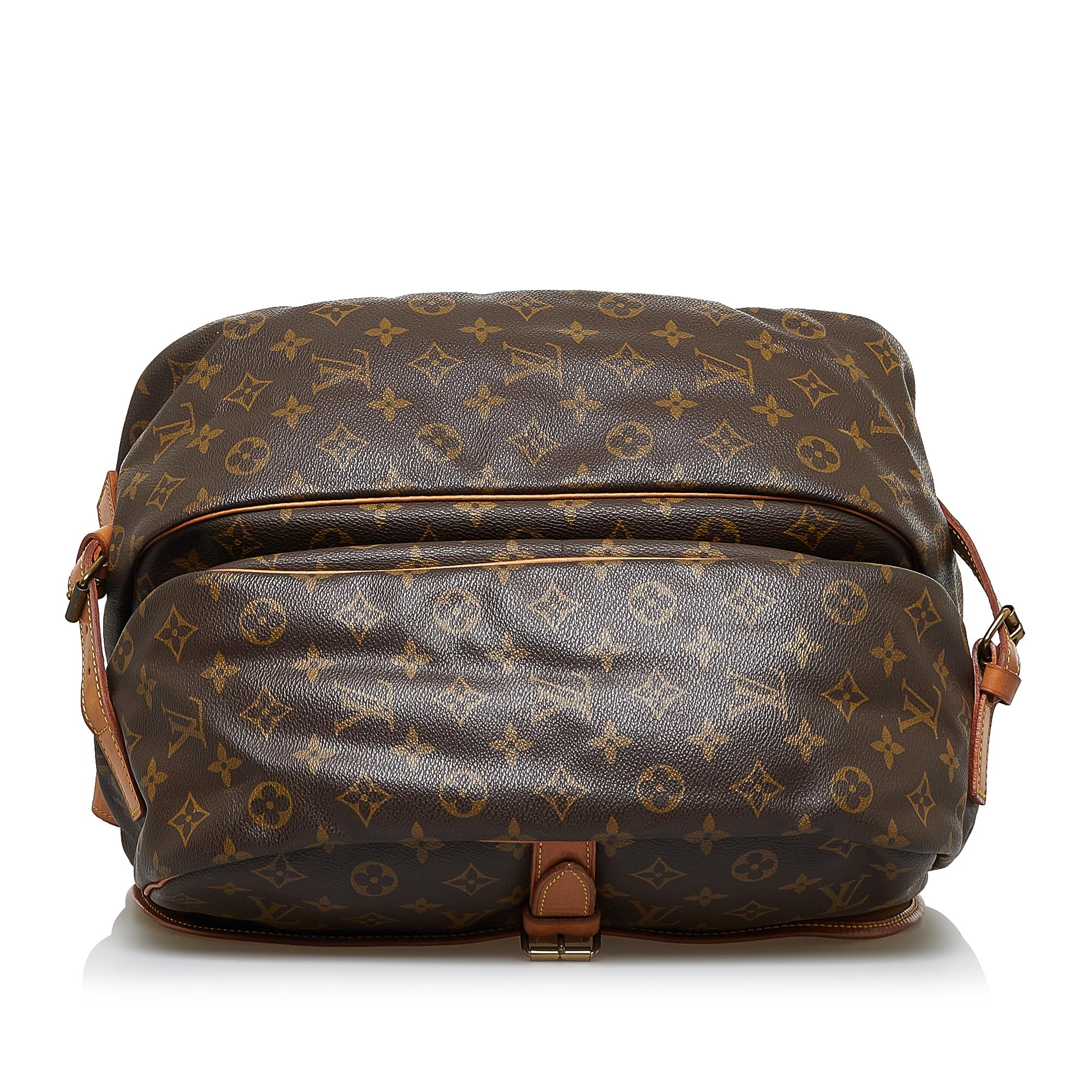 Louis Vuitton Monogram Saumur 35 (SHG-Hp526P)