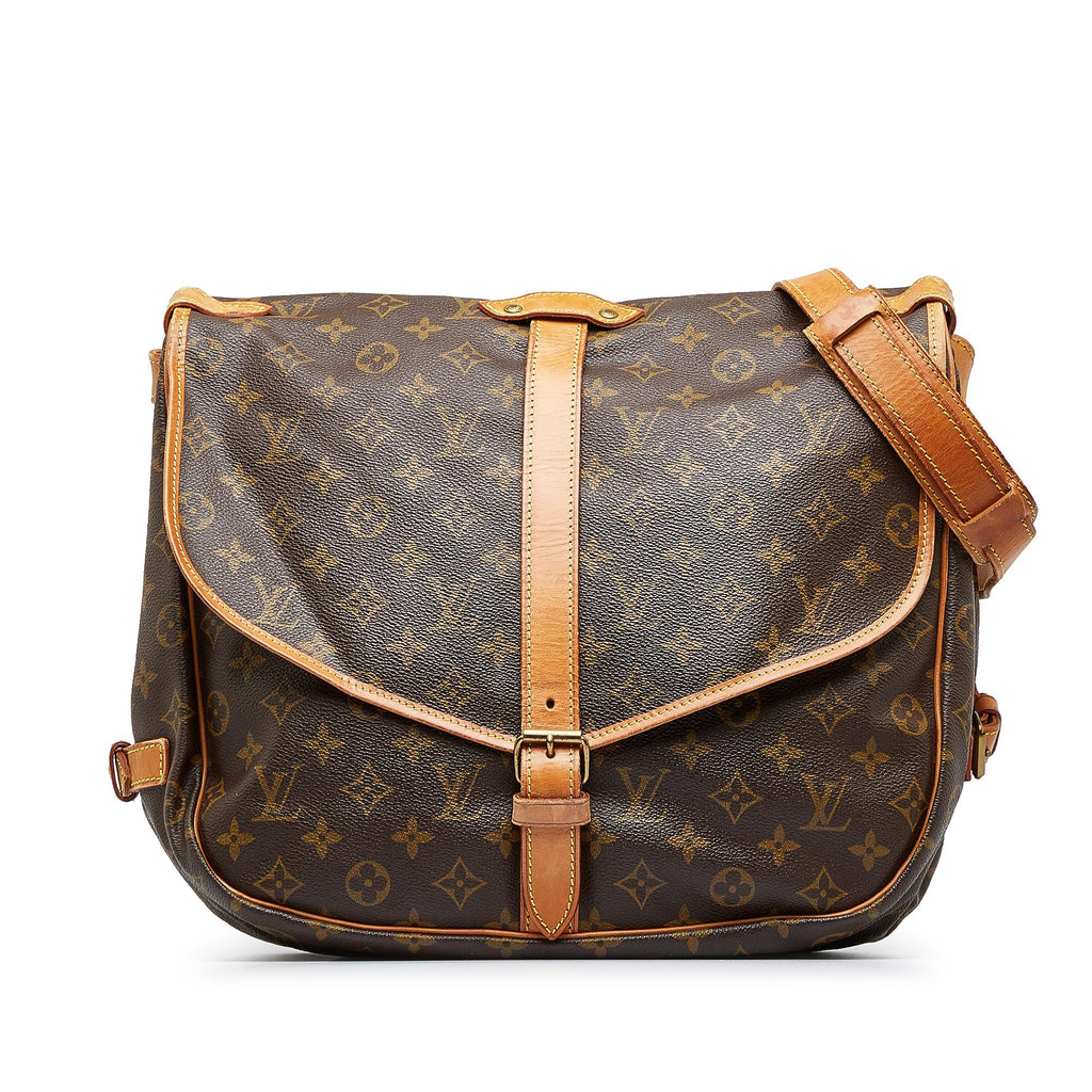 Louis Vuitton Monogram Saumur 35 (SHG-apxx0B)