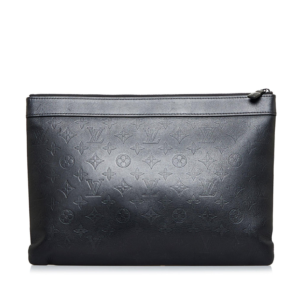 Louis Vuitton Monogram Shadow Discovery Pochette (SHG-v758KB)