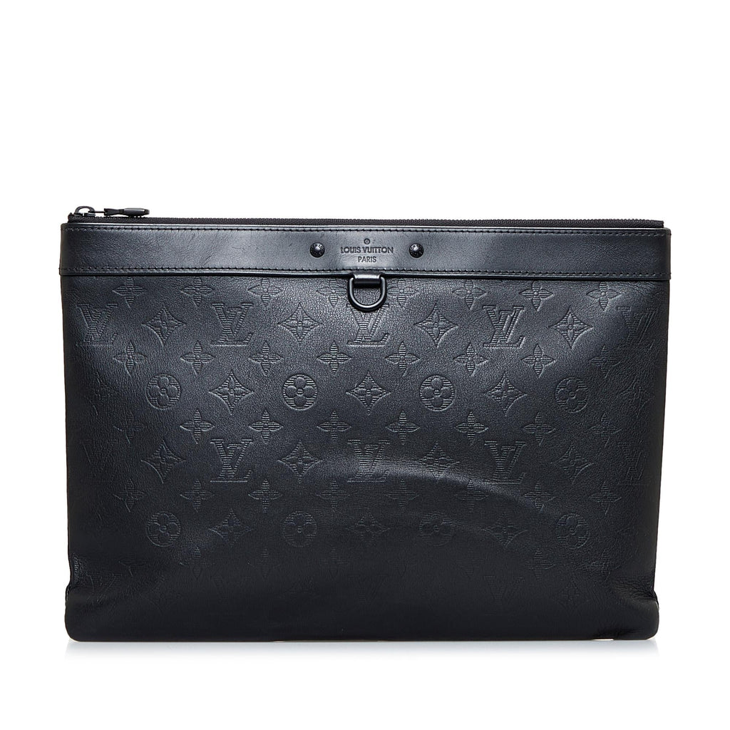 Louis Vuitton Monogram Shadow Discovery Pochette (SHG-v758KB)