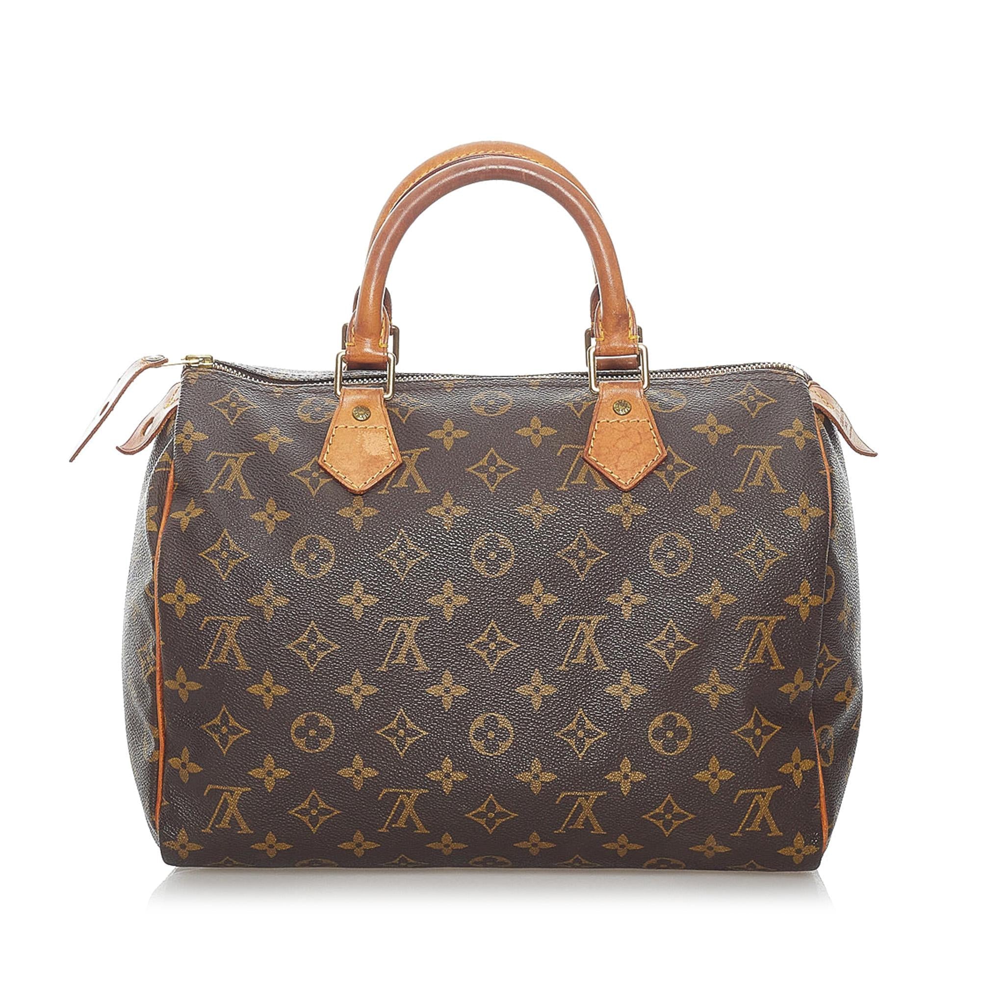 Louis Vuitton Monogram Speedy 30 (SHG-31159)