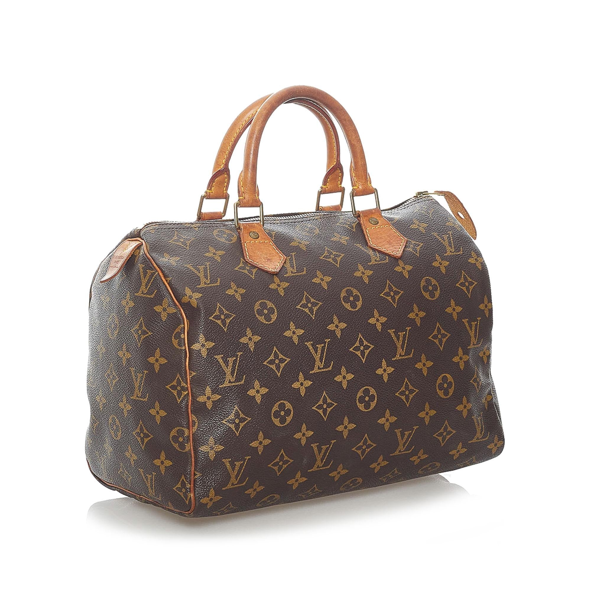 Louis Vuitton Monogram Speedy 30 (SHG-31159)