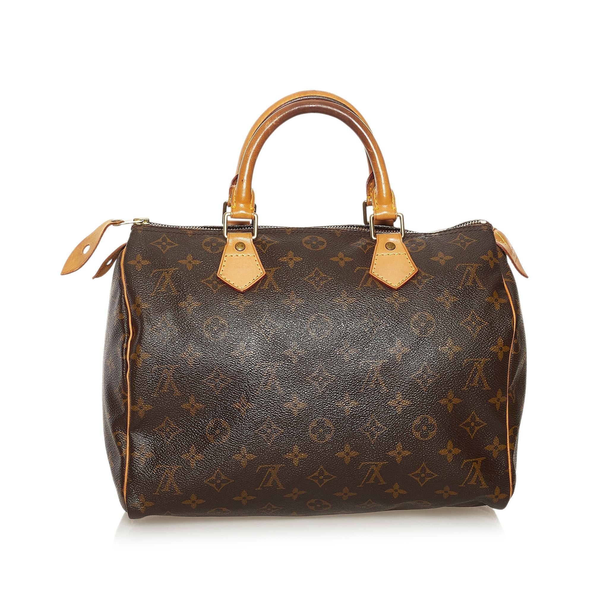 Louis Vuitton Monogram Speedy 30 (SHG-35036)