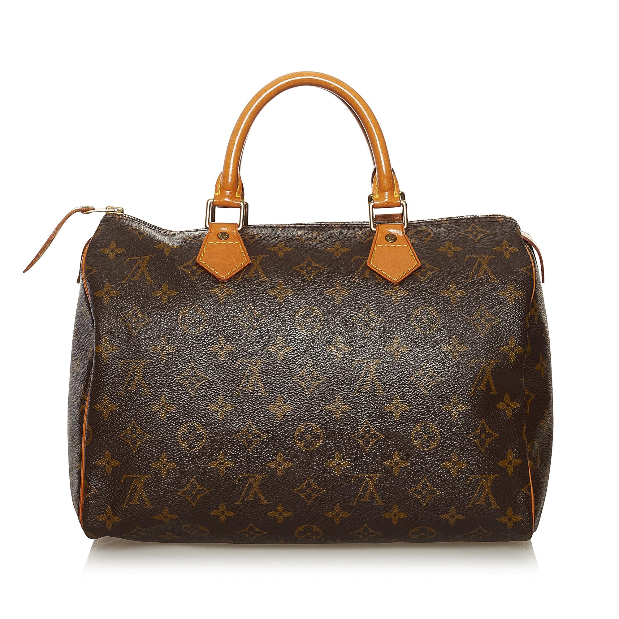 Louis Vuitton Monogram Speedy 30 (SHG-35100)