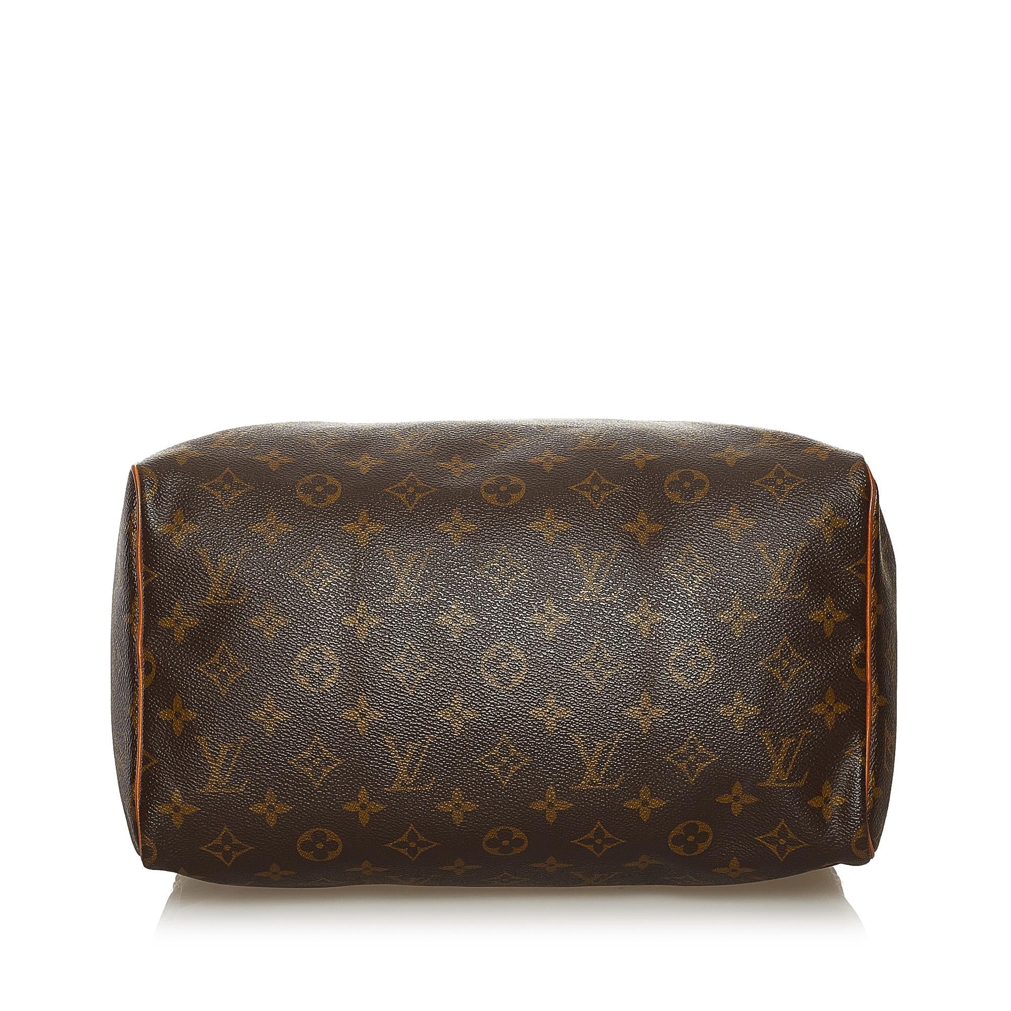 Louis Vuitton Monogram Speedy 30 (SHG-35100)