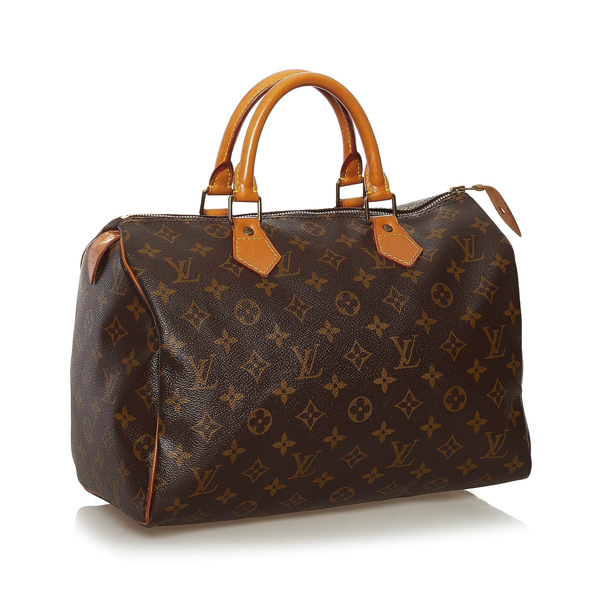 Louis Vuitton Monogram Speedy 30 (SHG-35100)