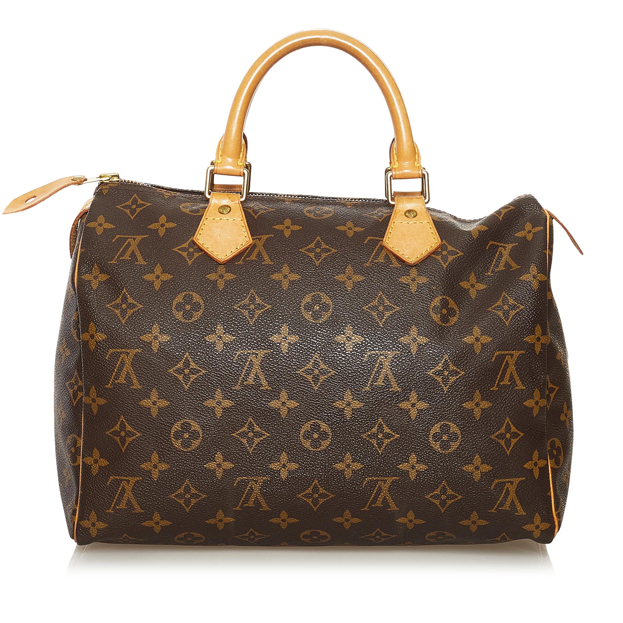 Louis Vuitton Monogram Speedy 30 (SHG-35117)
