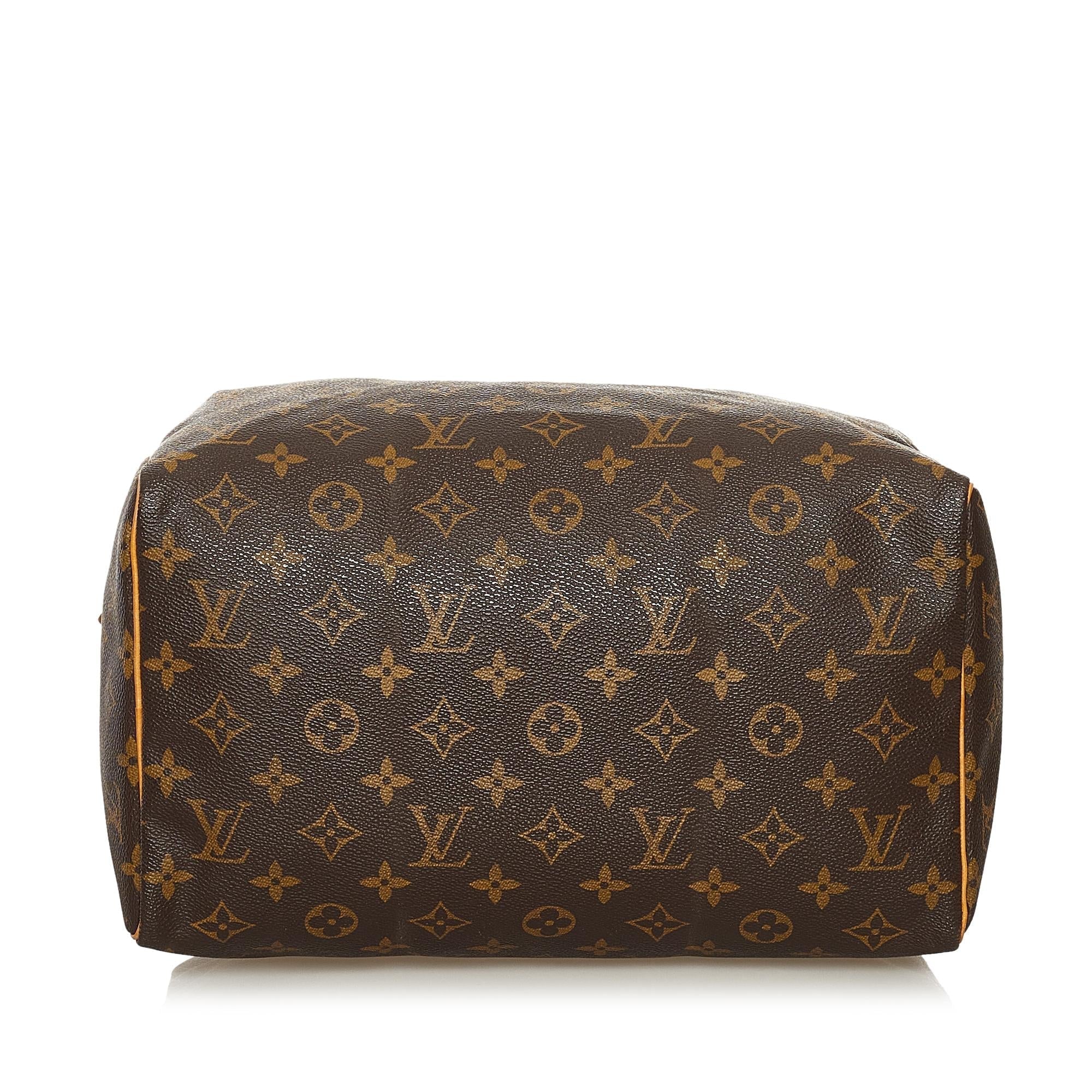 Louis Vuitton Monogram Speedy 30 (SHG-35117)