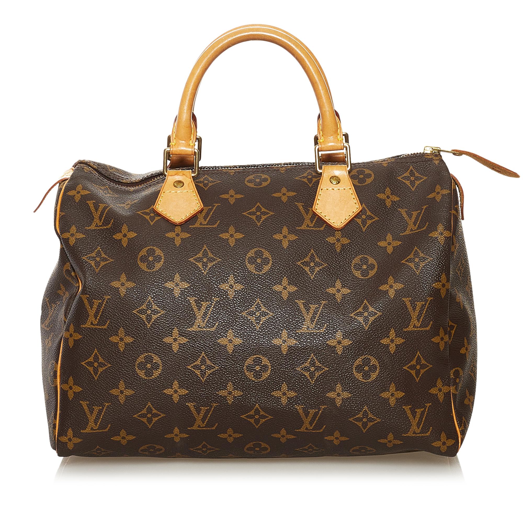 Louis Vuitton Monogram Speedy 30 (SHG-35117)
