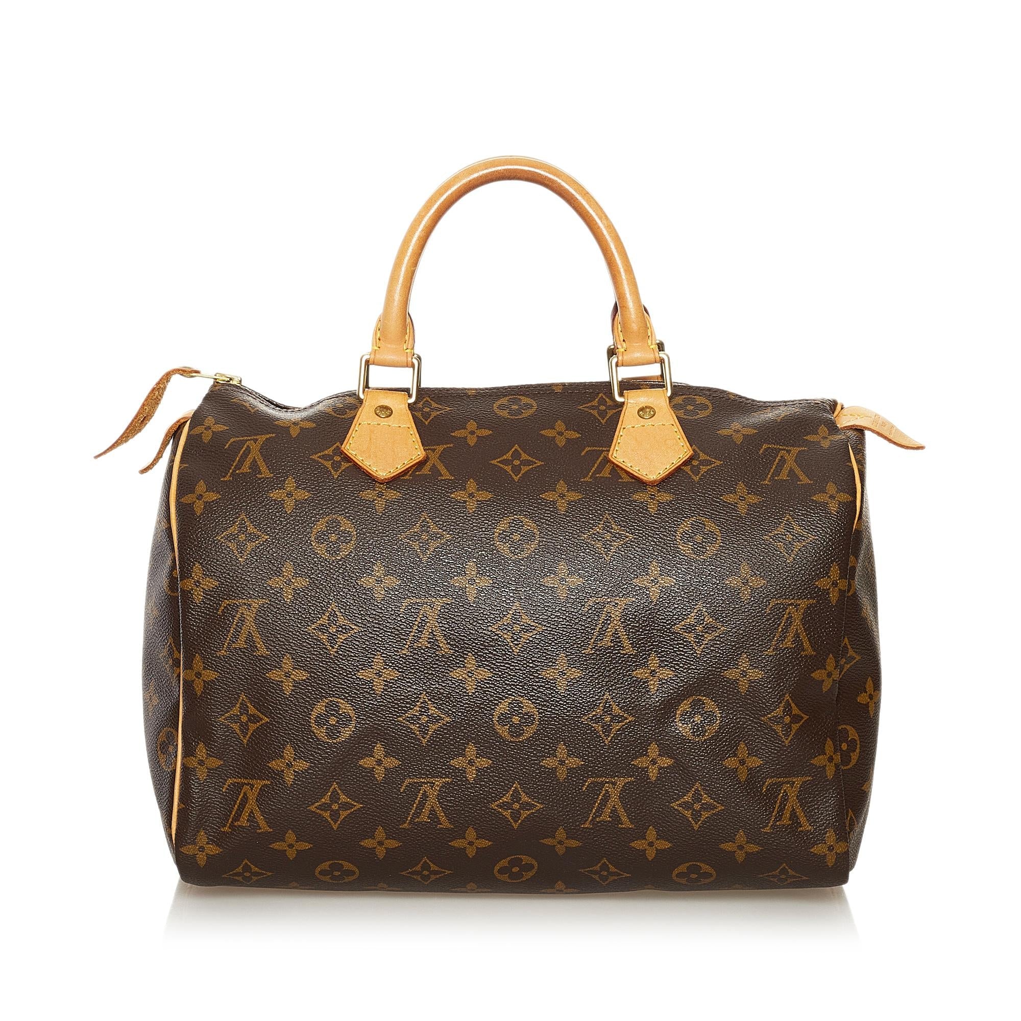 Louis Vuitton Monogram Speedy 30 (SHG-35181)