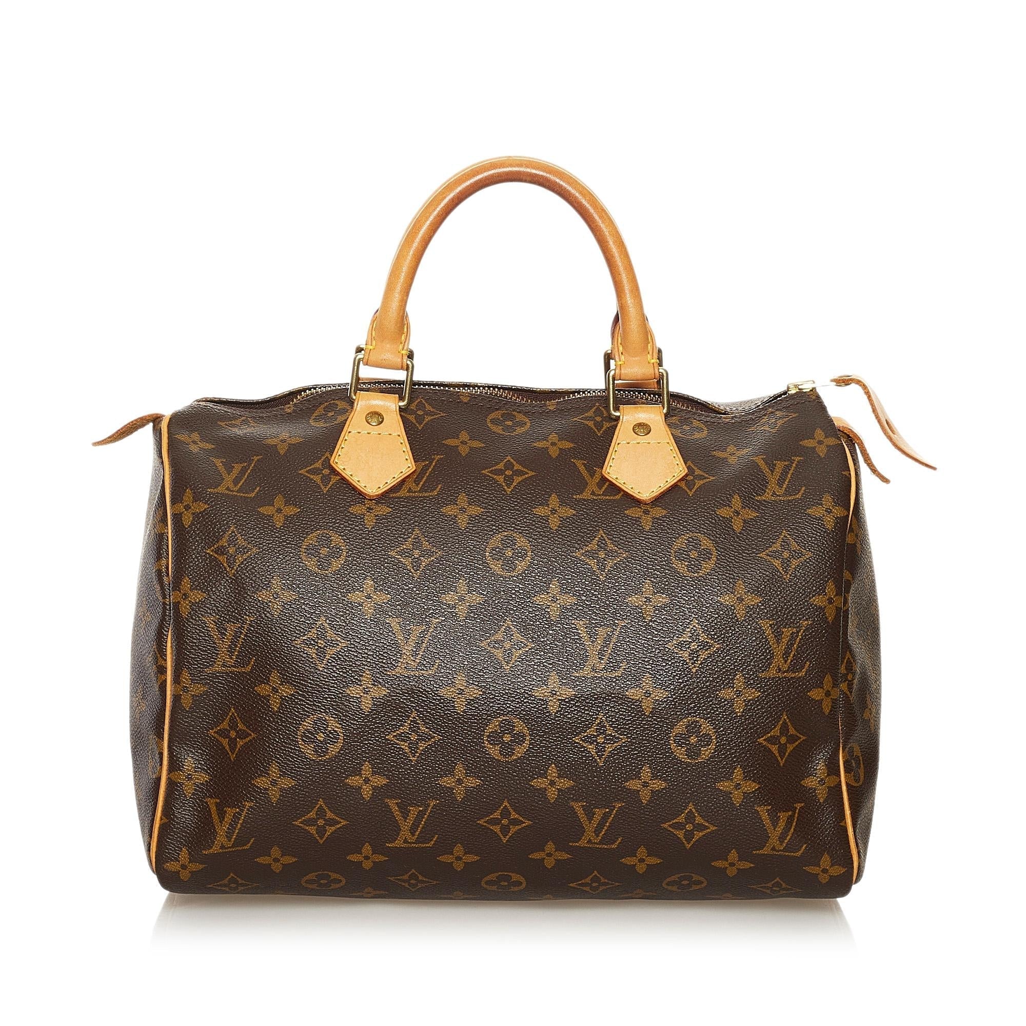 Louis Vuitton Monogram Speedy 30 (SHG-35181)